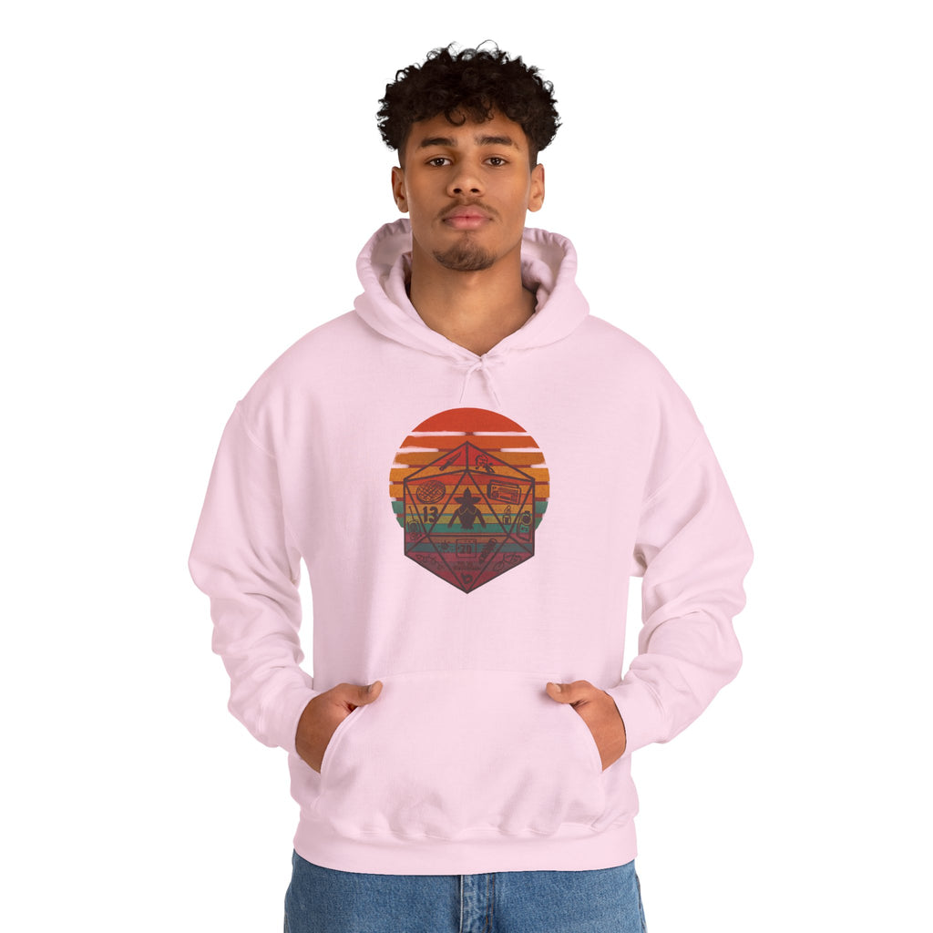 Gildan Heavy Blend Hoodie Stranger Things 20 Sided Dice