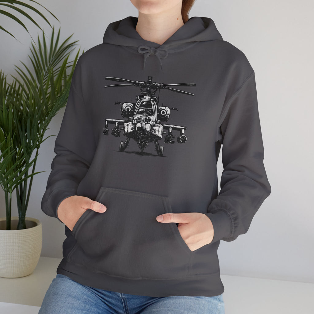 Gildan Heavy Blend Hoodie-Apache Helicopter Hoodie