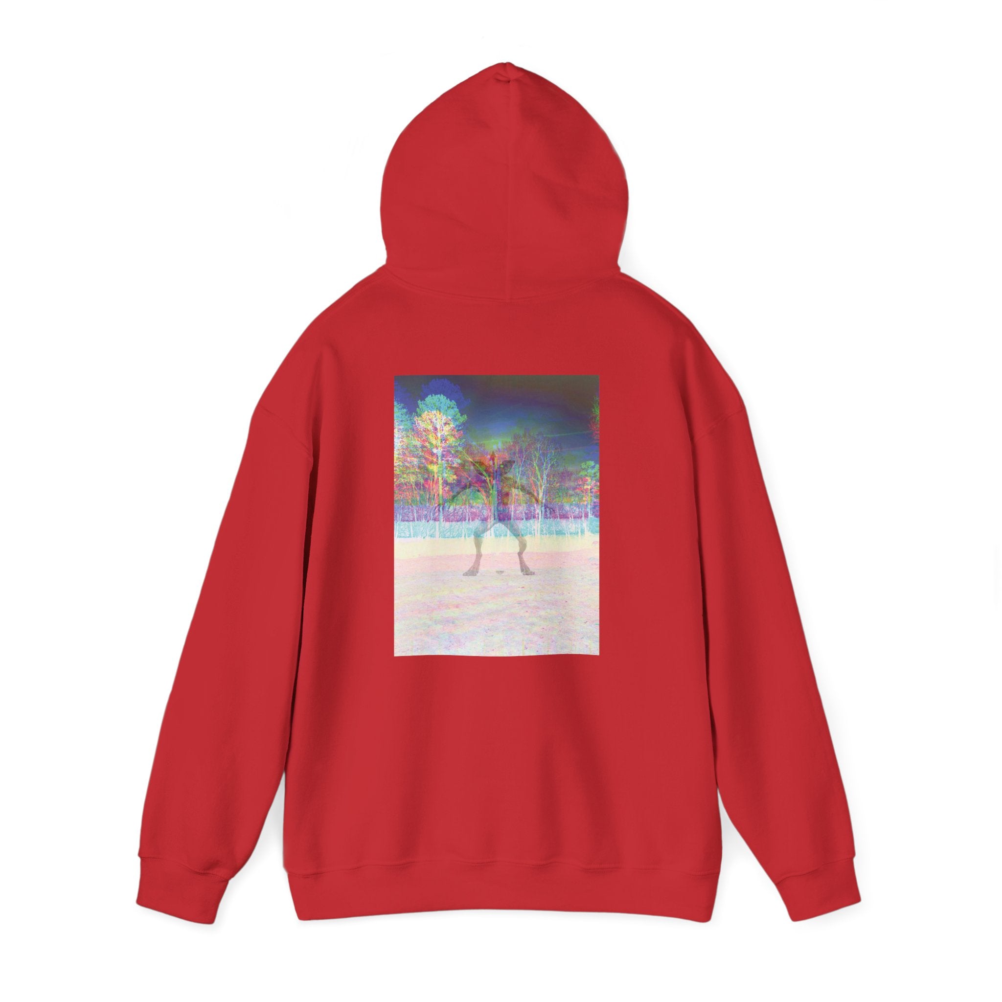 Gildan Heavy Blend Hoodie — Retro Stranger Things Monster Sweatshirt