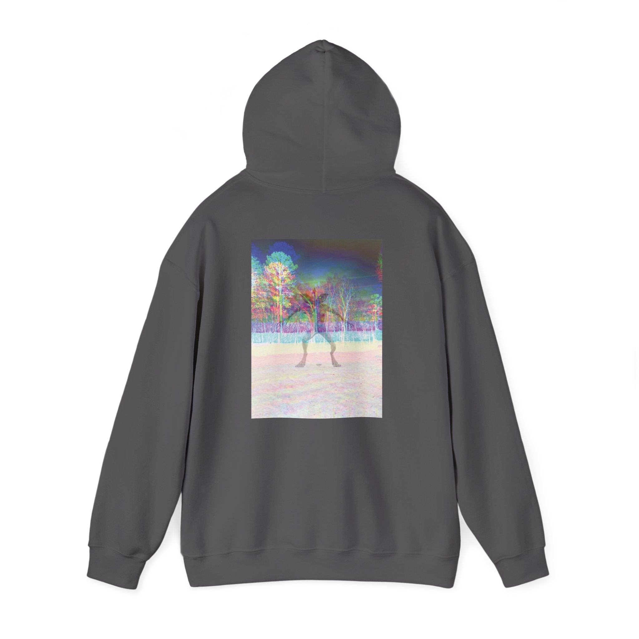 Gildan Heavy Blend Hoodie — Retro Stranger Things Monster Sweatshirt