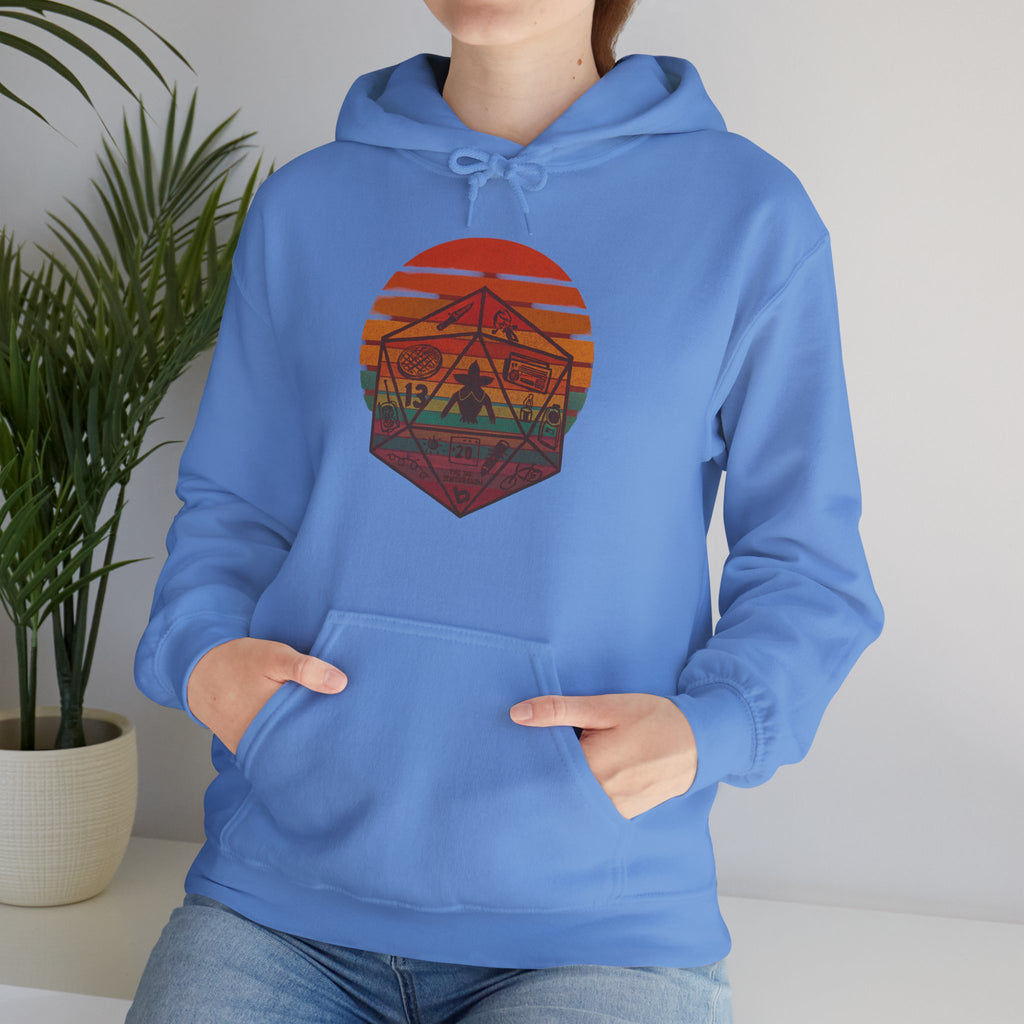Gildan Heavy Blend Hoodie Stranger Things 20 Sided Dice