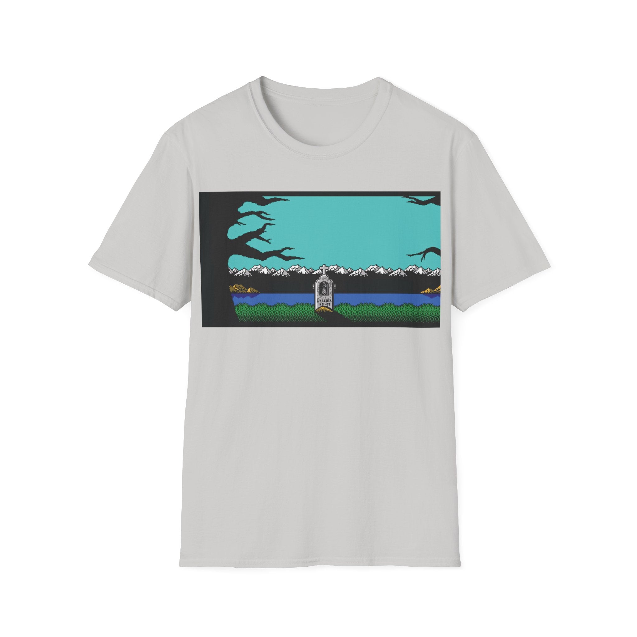 Gildan Unisex Softstyle® T-Shirt Retro Gamer - NES Simon's Quest Ending Design