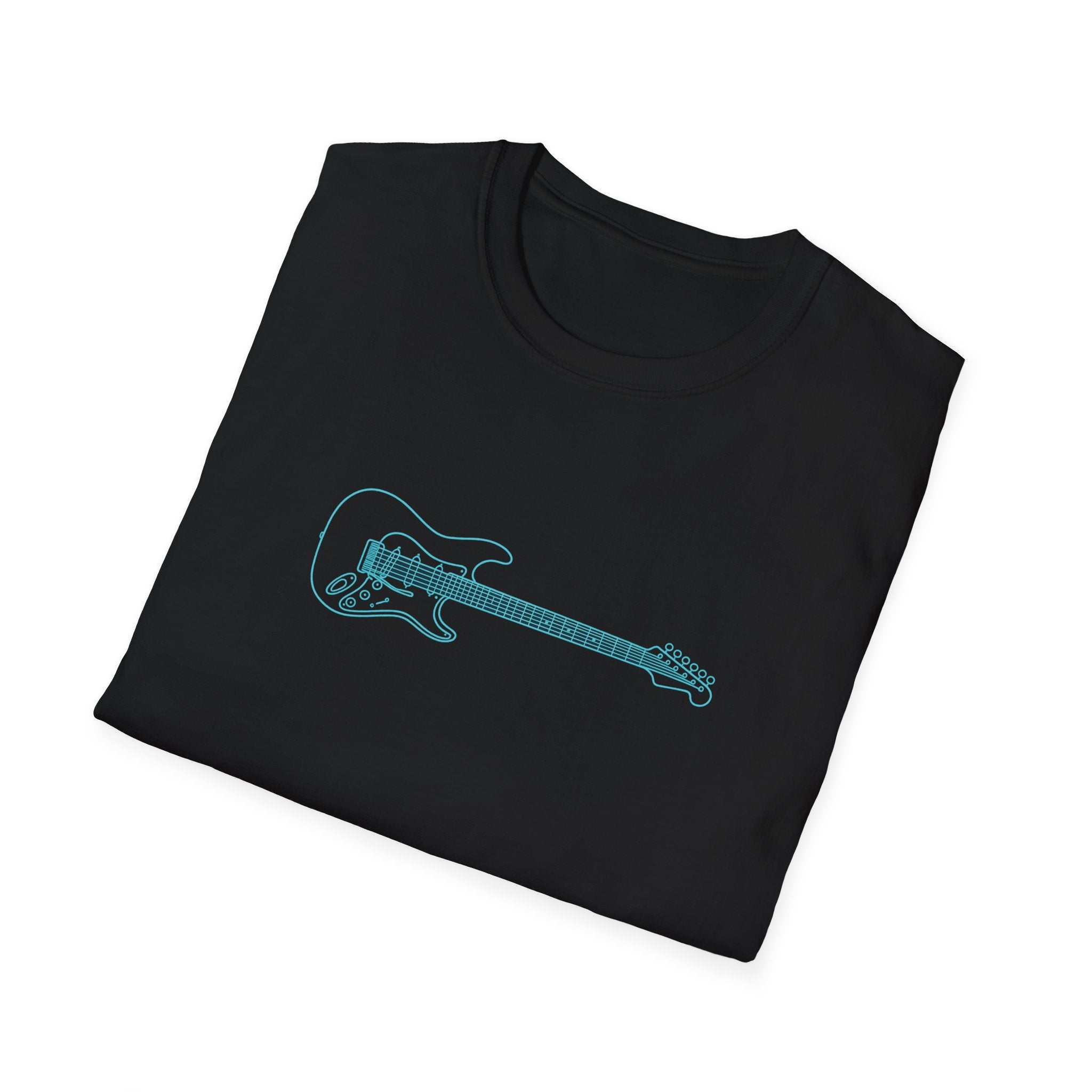 Gildan Unisex Softstyle® Neon Guitar Tee