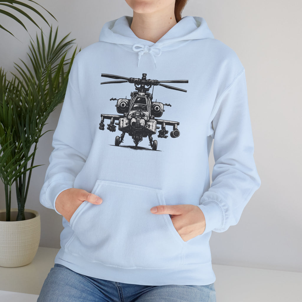 Gildan Heavy Blend Hoodie-Apache Helicopter Hoodie