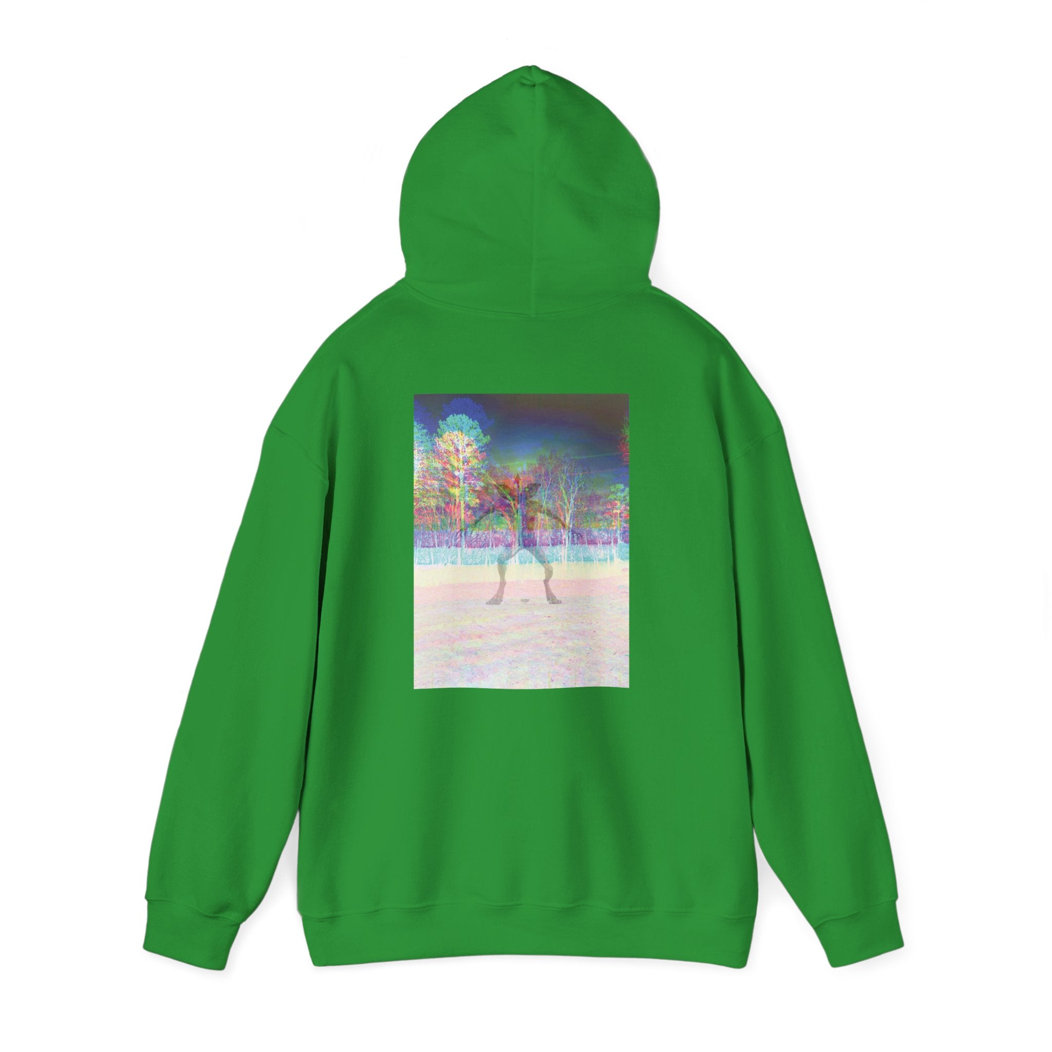 Gildan Heavy Blend Hoodie — Retro Stranger Things Monster Sweatshirt