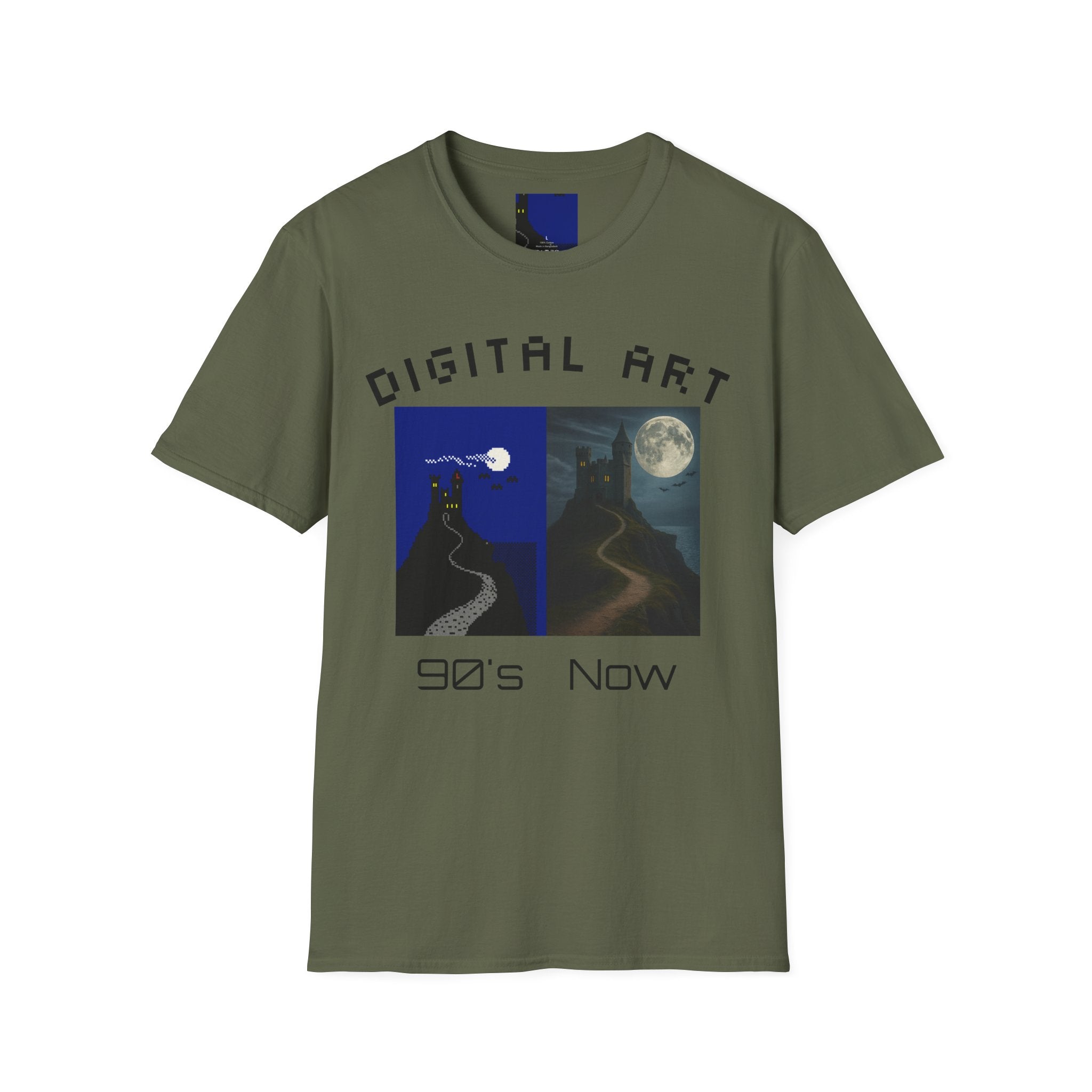 Gildan Unisex Softstyle® T-Shirt Retro Windows Card theme