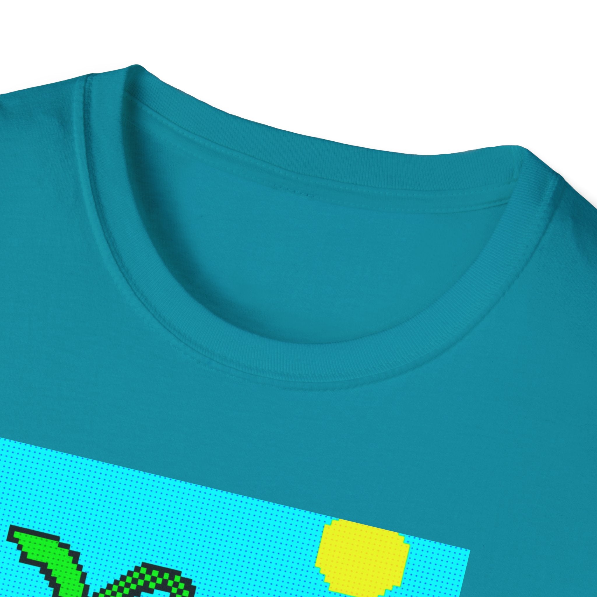 Gildan Unisex Softstyle® T-Shirt Retro MS Windows Card Theme Beaach