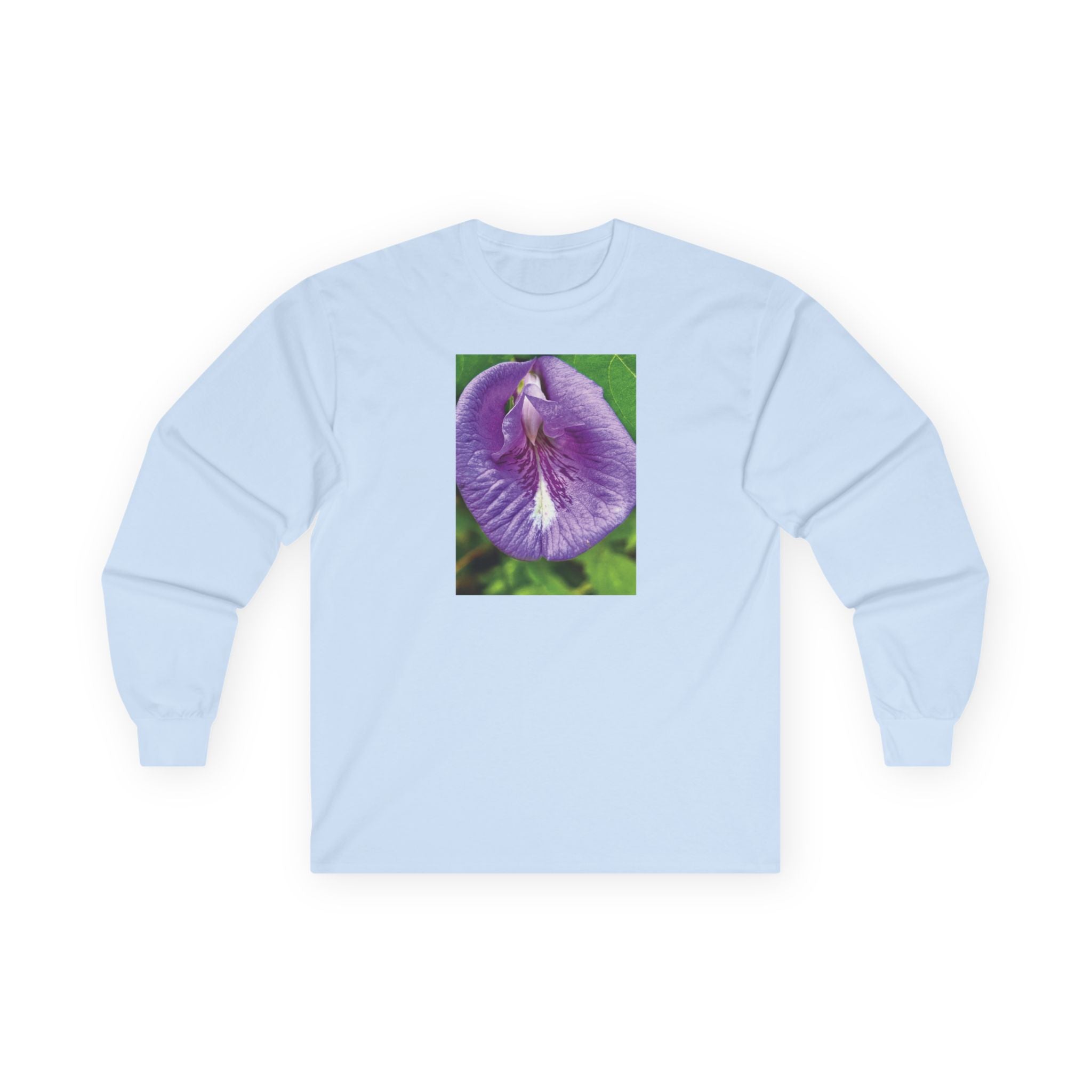 Long Sleeve Tee - Butterfly pea flower