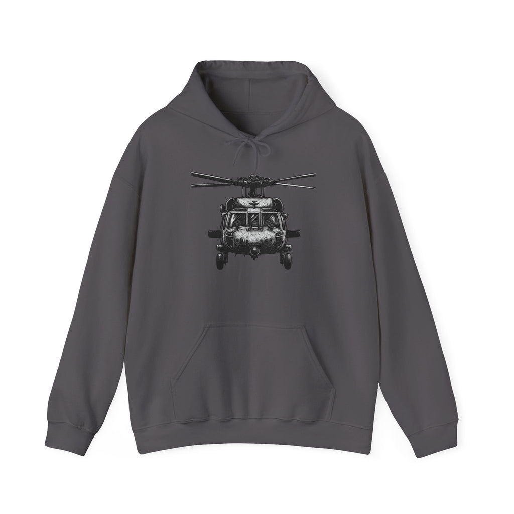 Gildan Heavy Blend Hoodie-Black Hawk Helicopter Hoodie