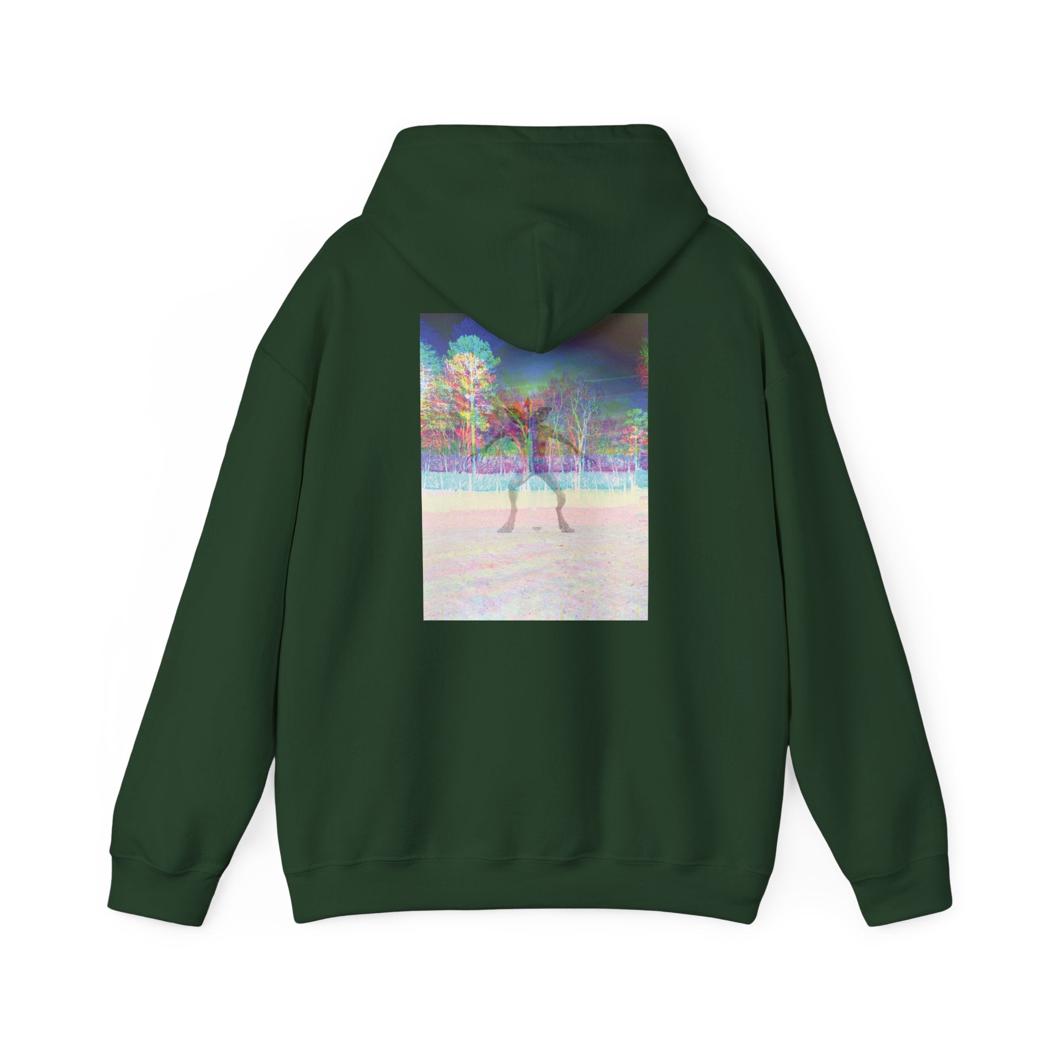 Gildan Heavy Blend Hoodie — Retro Stranger Things Monster Sweatshirt