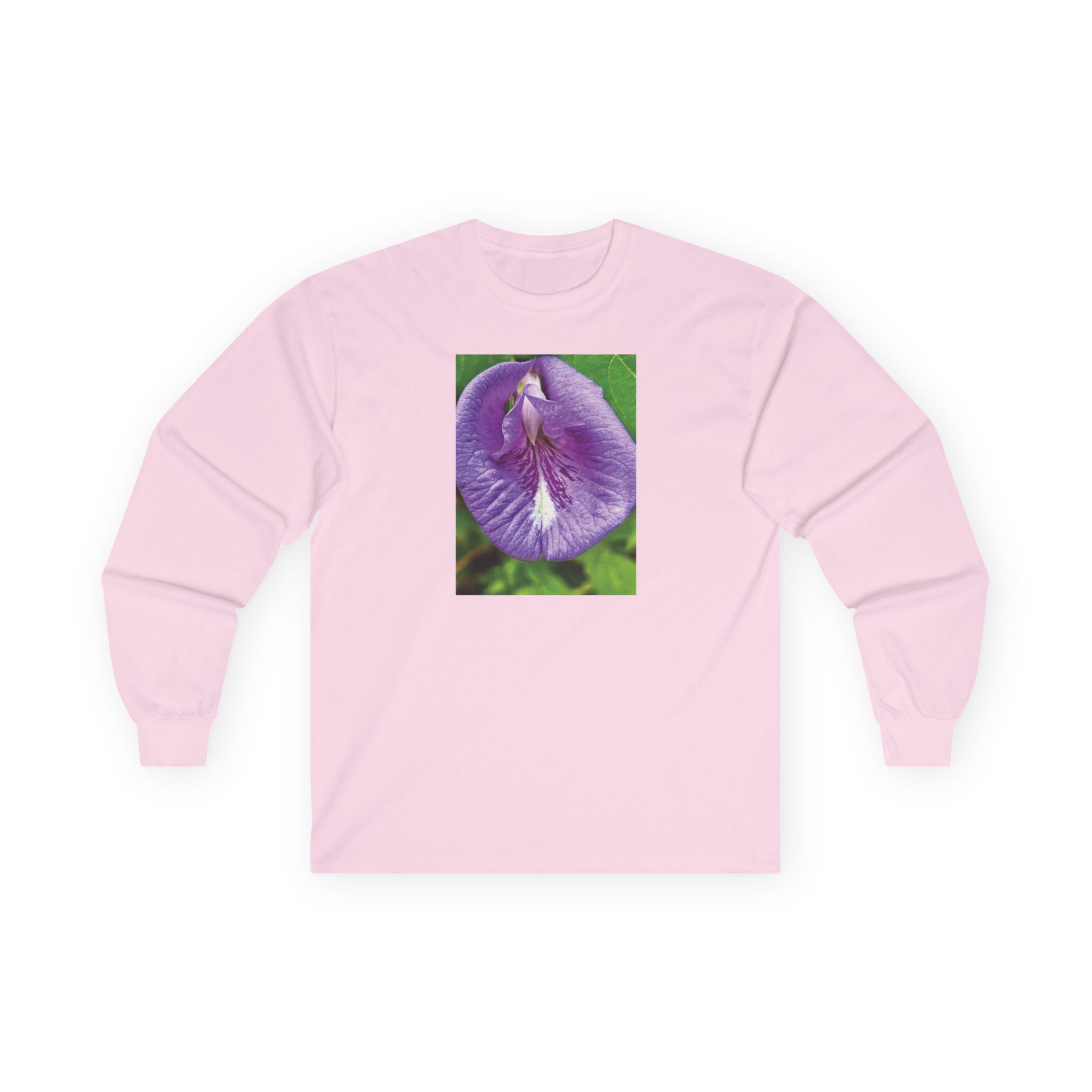 Long Sleeve Tee - Butterfly pea flower