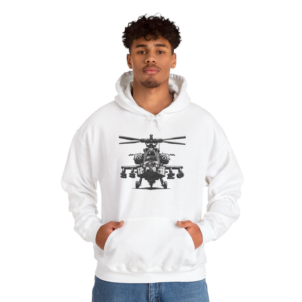 Gildan Heavy Blend Hoodie-Apache Helicopter Hoodie