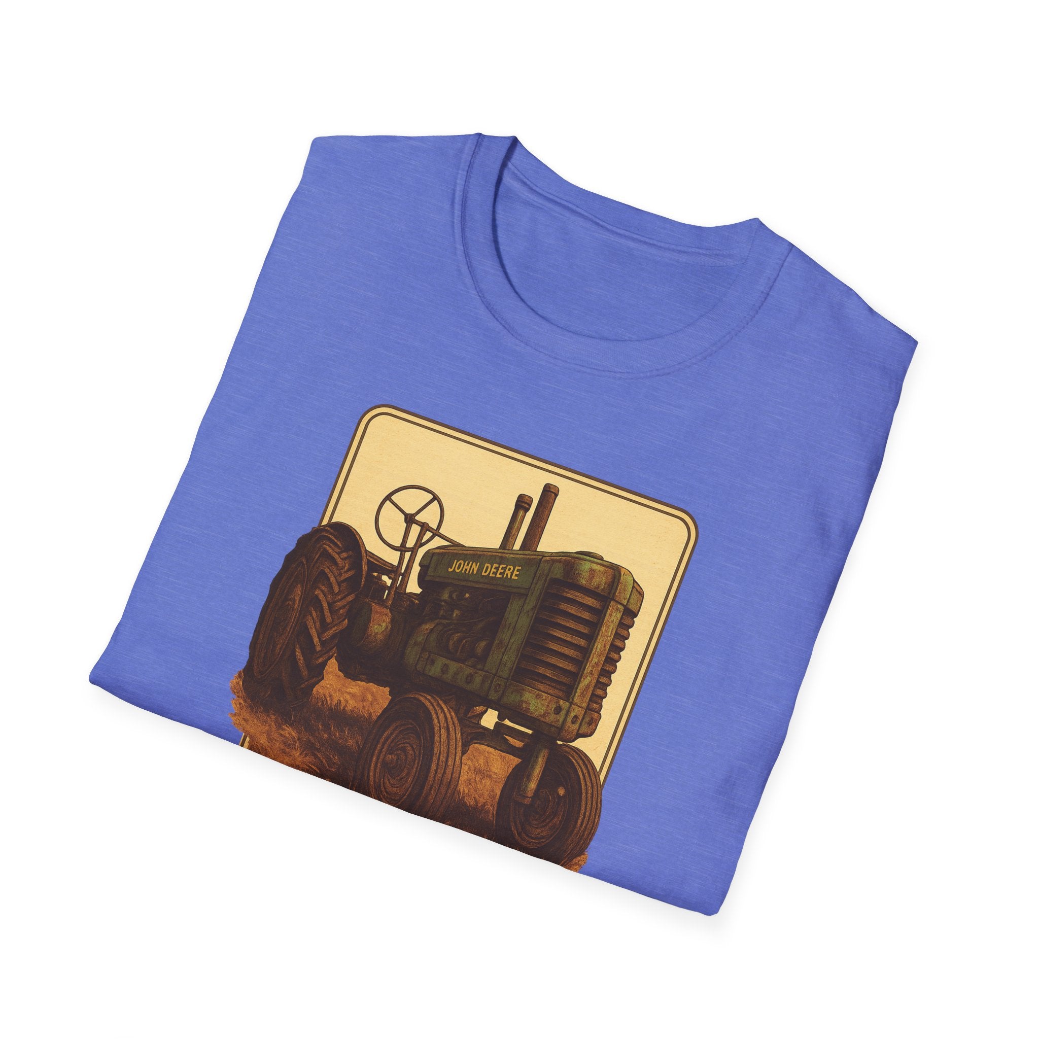 Gildan Unisex Softstyle® T-Shirt- Vintage John Deere Tractor