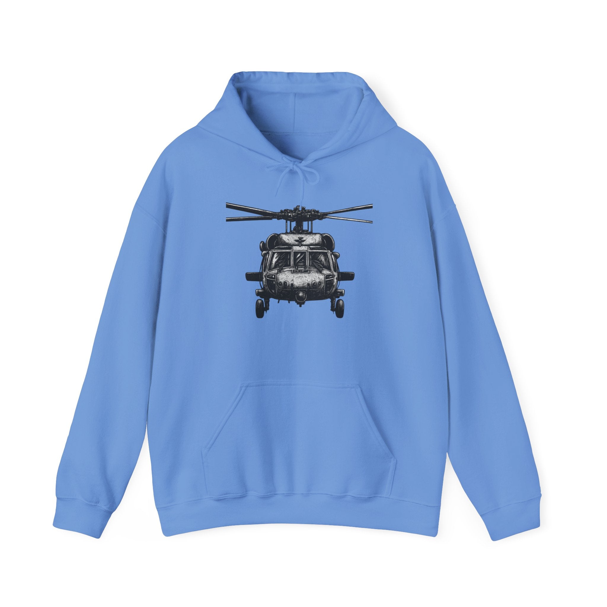 Gildan Heavy Blend Hoodie-Black Hawk Helicopter Hoodie