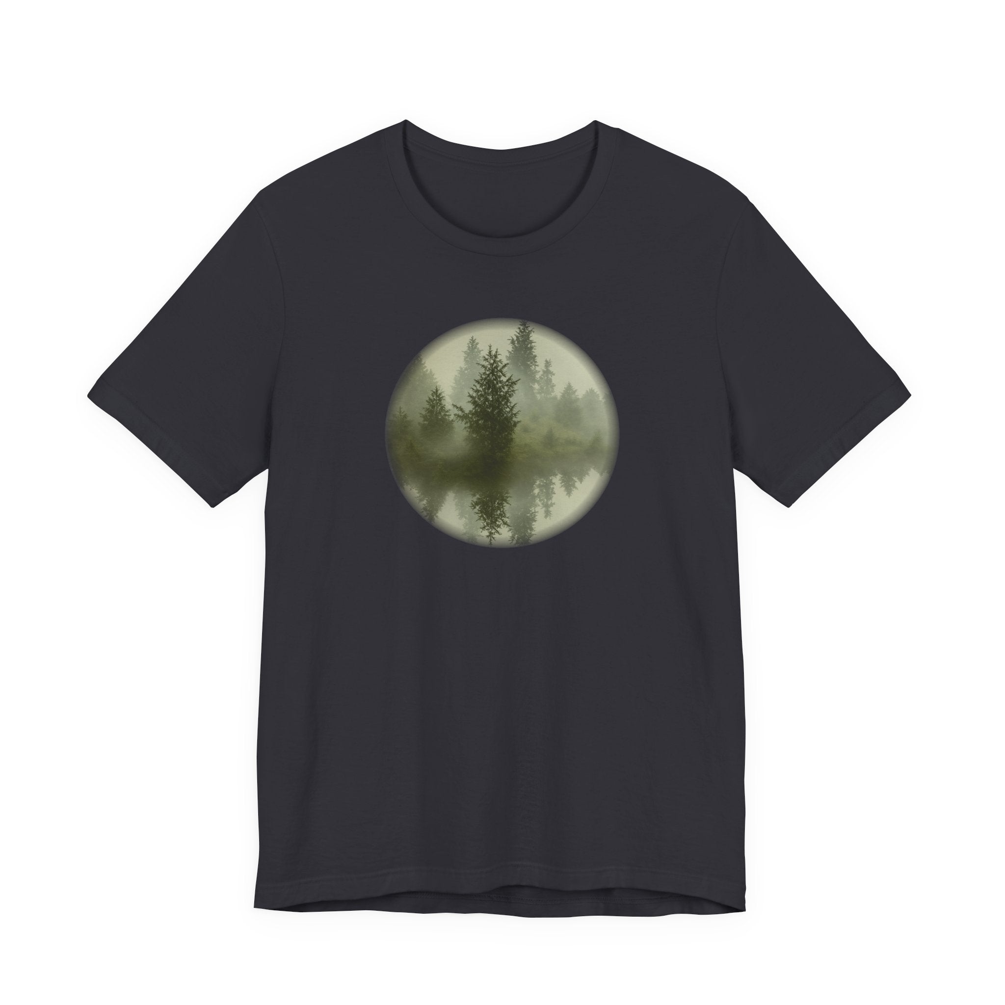 Bella+Canvas Unisex Jersery Short Sleeve T-Shirt — Floating Mirror Forest