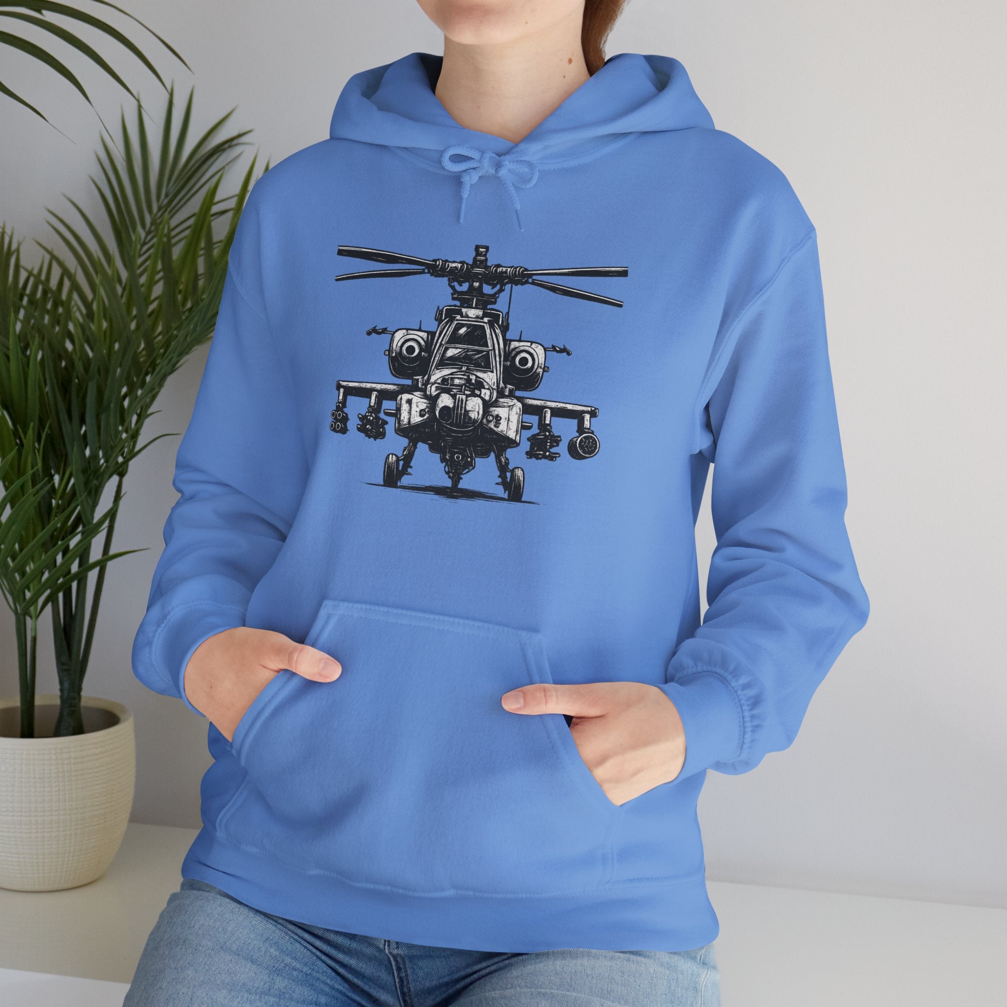 Gildan Heavy Blend Hoodie-Apache Helicopter Hoodie