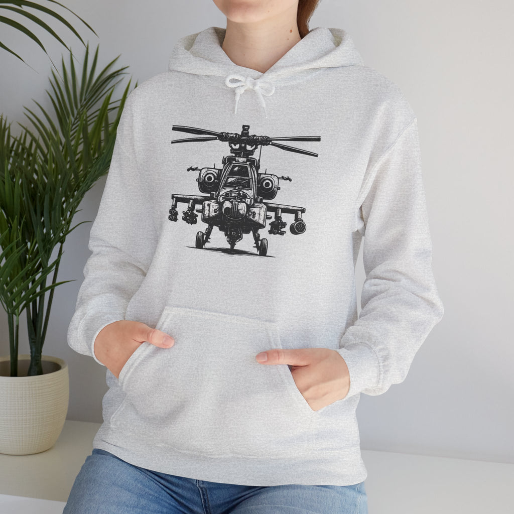 Gildan Heavy Blend Hoodie-Apache Helicopter Hoodie
