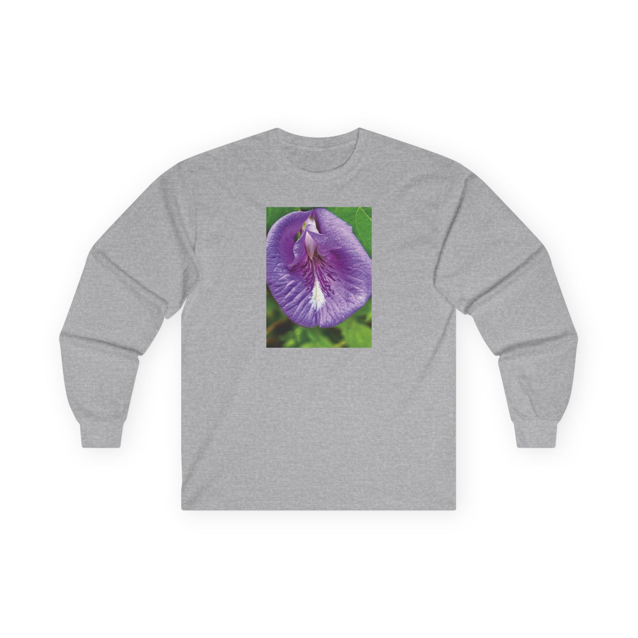 Long Sleeve Tee - Butterfly pea flower