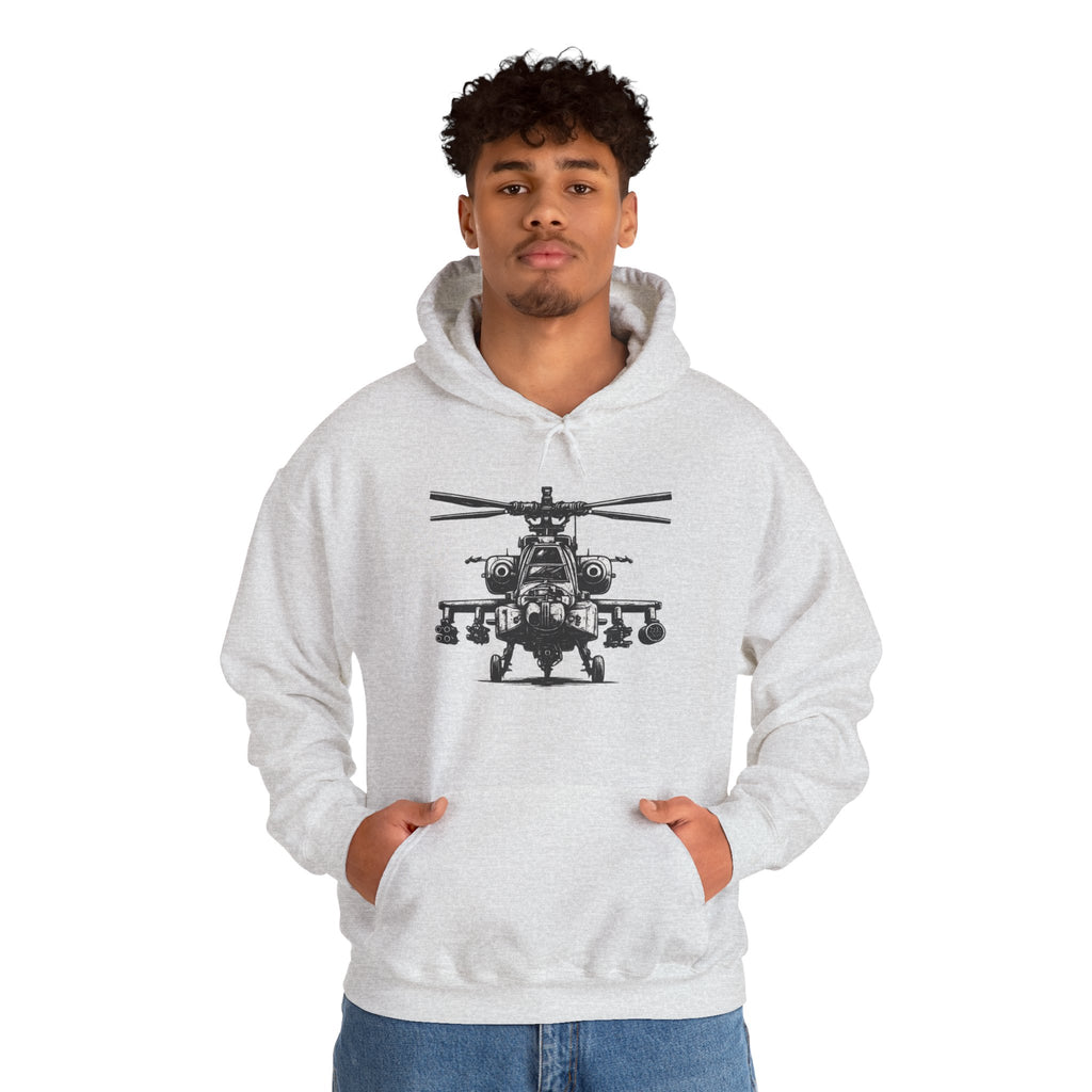 Gildan Heavy Blend Hoodie-Apache Helicopter Hoodie