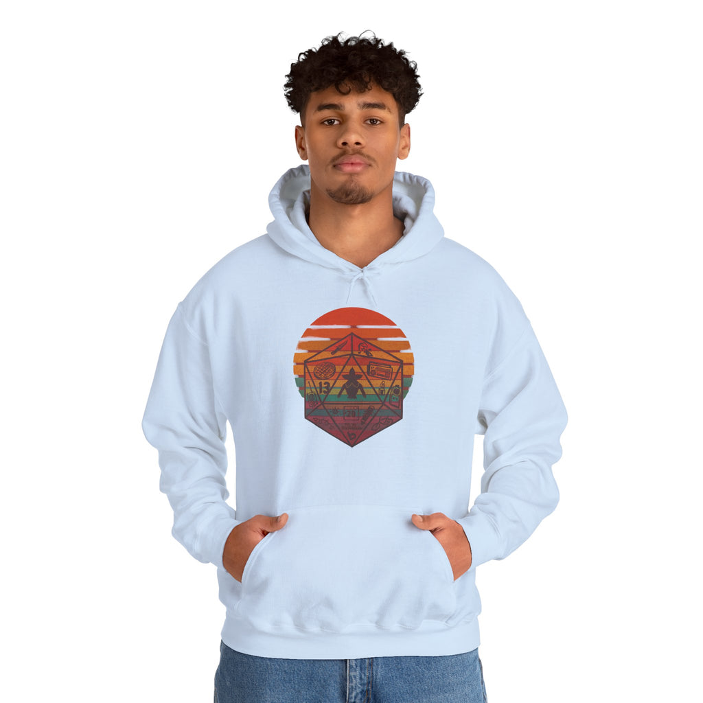 Gildan Heavy Blend Hoodie Stranger Things 20 Sided Dice