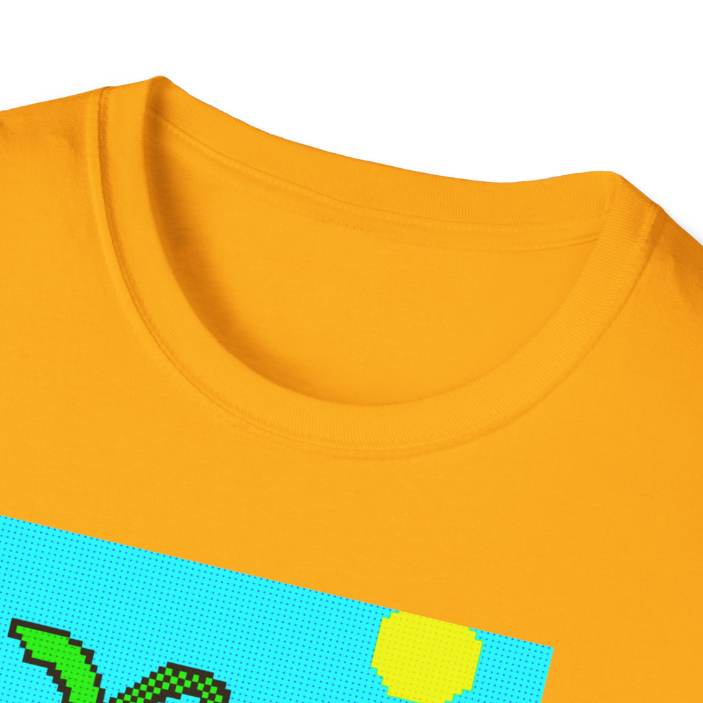 Gildan Unisex Softstyle® T-Shirt Retro MS Windows Card Theme Beaach