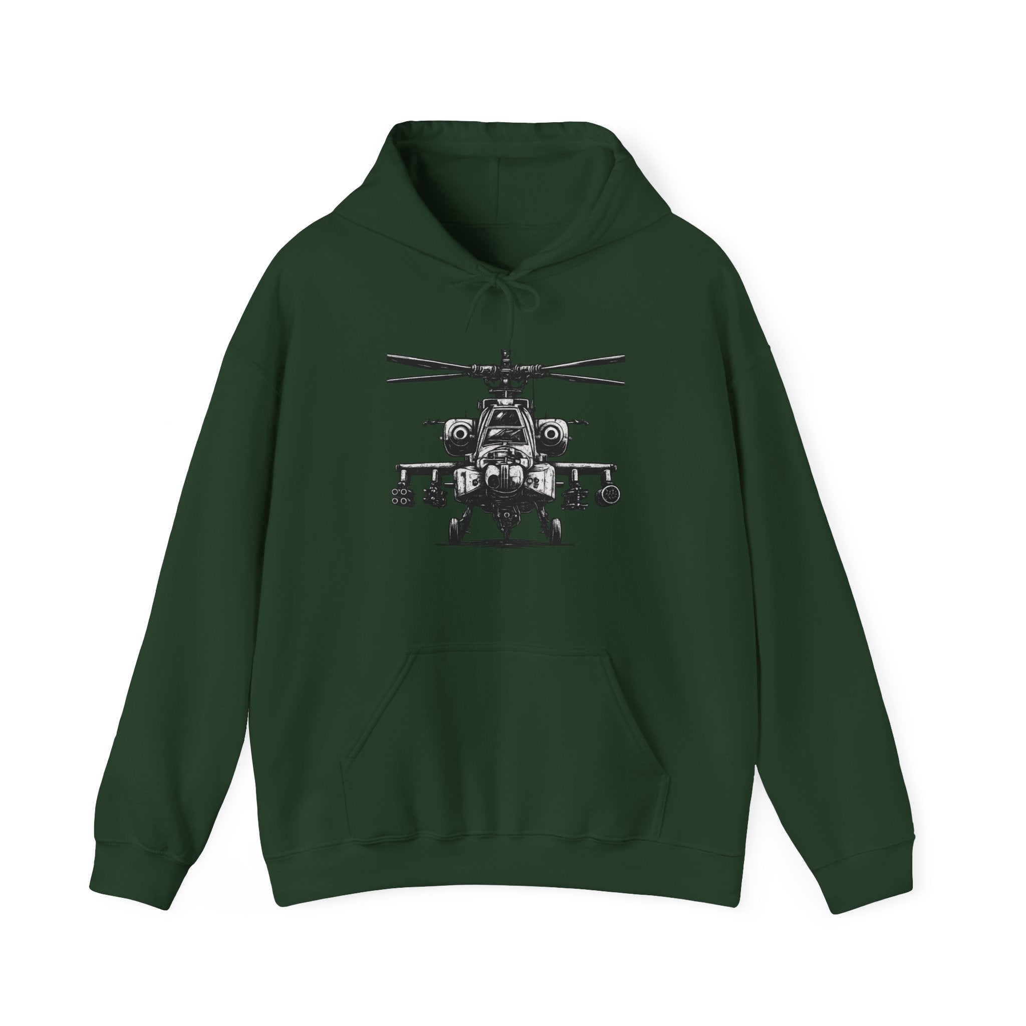 Gildan Heavy Blend Hoodie-Apache Helicopter Hoodie