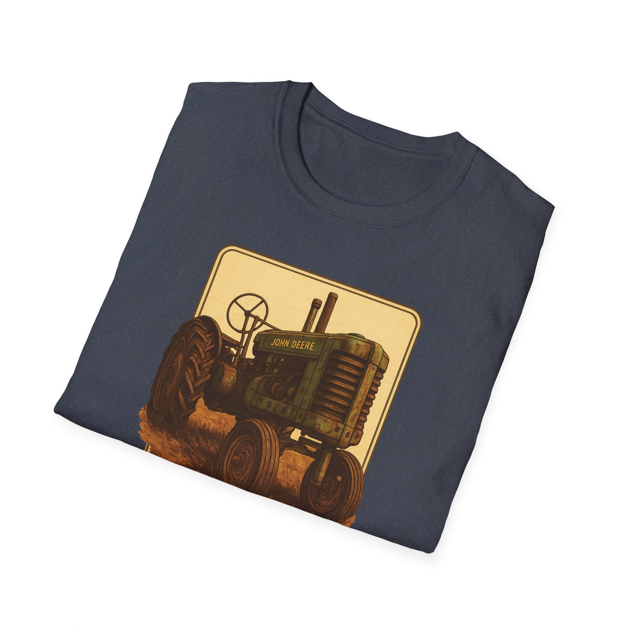Gildan Unisex Softstyle® T-Shirt- Vintage John Deere Tractor