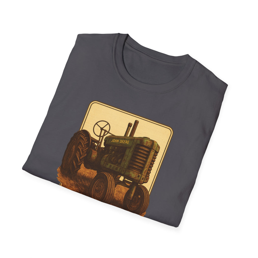 Gildan Unisex Softstyle® T-Shirt- Vintage John Deere Tractor