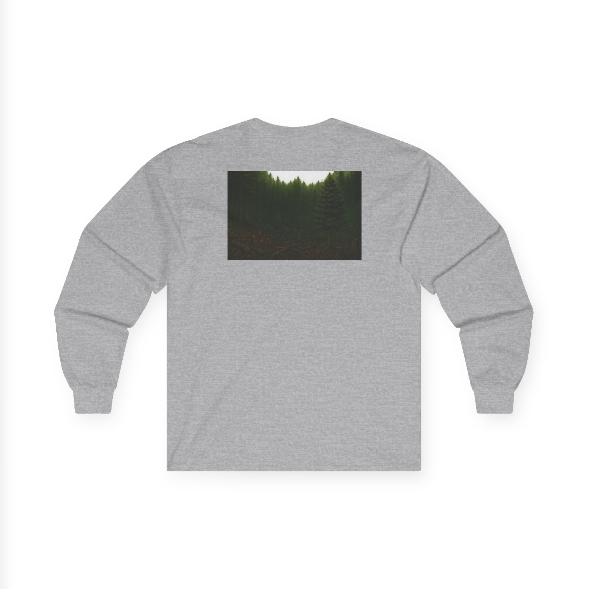 Logging Site Feller-Buncher Long Sleeve Tee