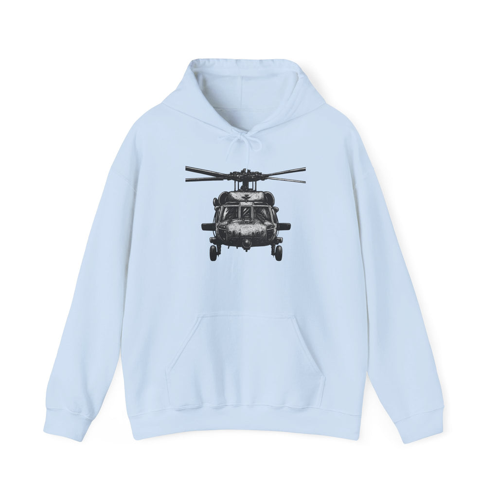 Gildan Heavy Blend Hoodie-Black Hawk Helicopter Hoodie