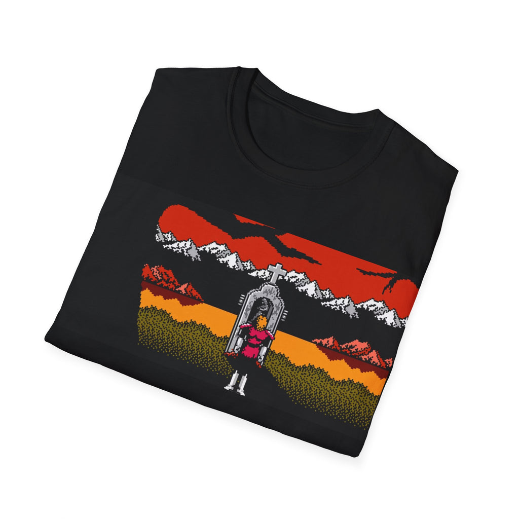Gildan Unisex Softstyle® T-Shirt Retro Gamer - NES Simon's Quest Ending Design