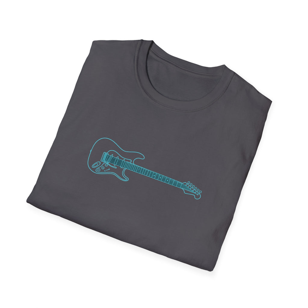 Gildan Unisex Softstyle® Neon Guitar Tee
