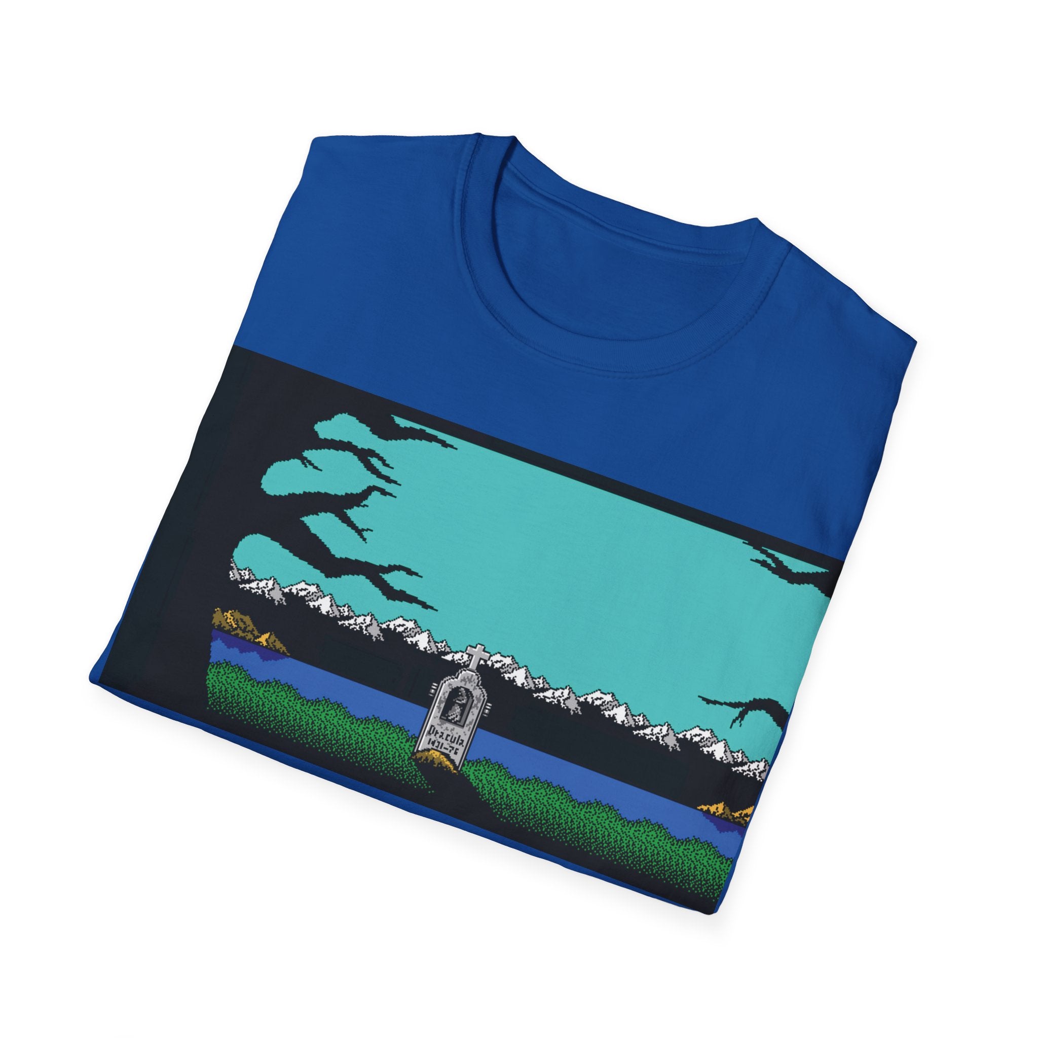 Gildan Unisex Softstyle® T-Shirt Retro Gamer - NES Simon's Quest Ending Design