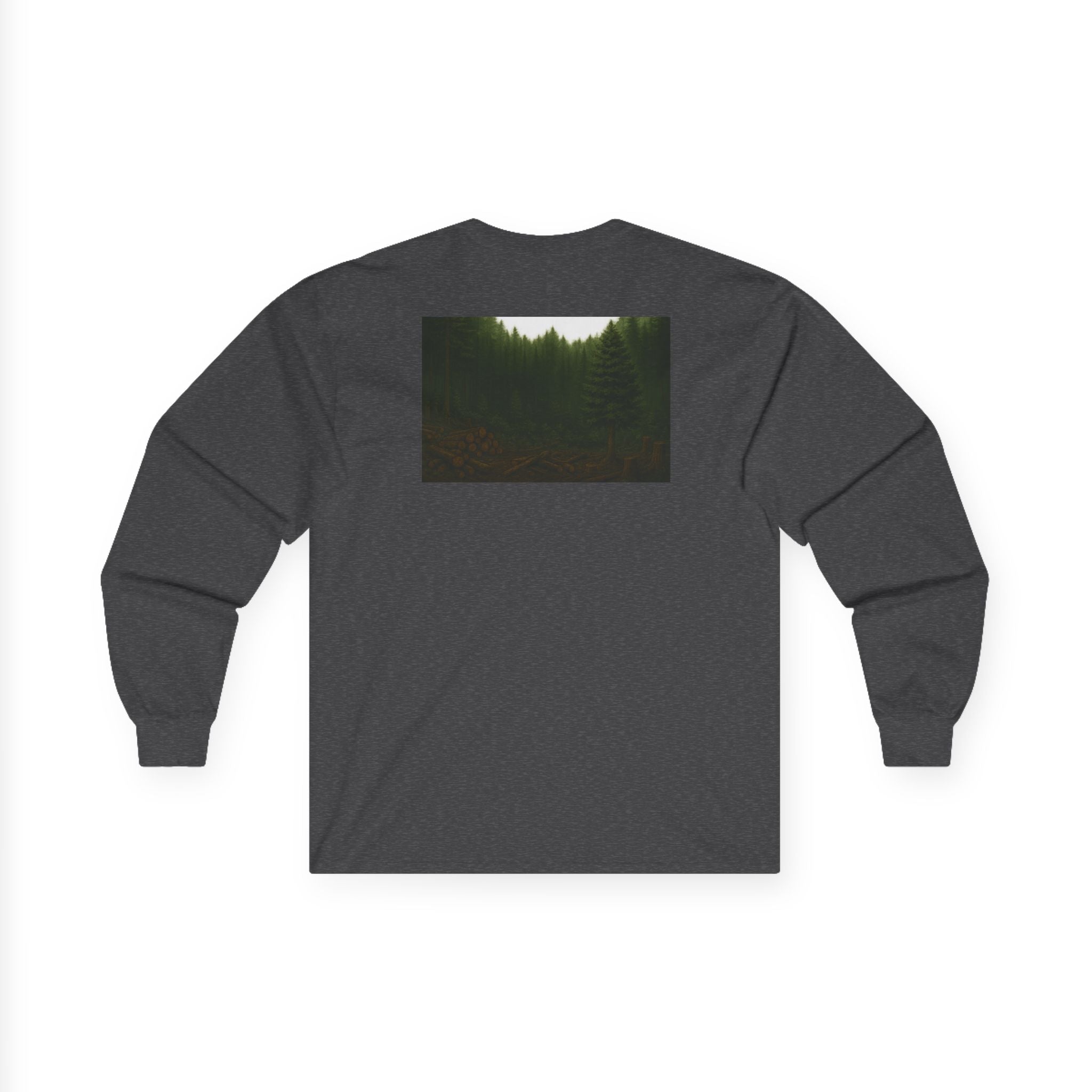 Logging Site Feller-Buncher Long Sleeve Tee