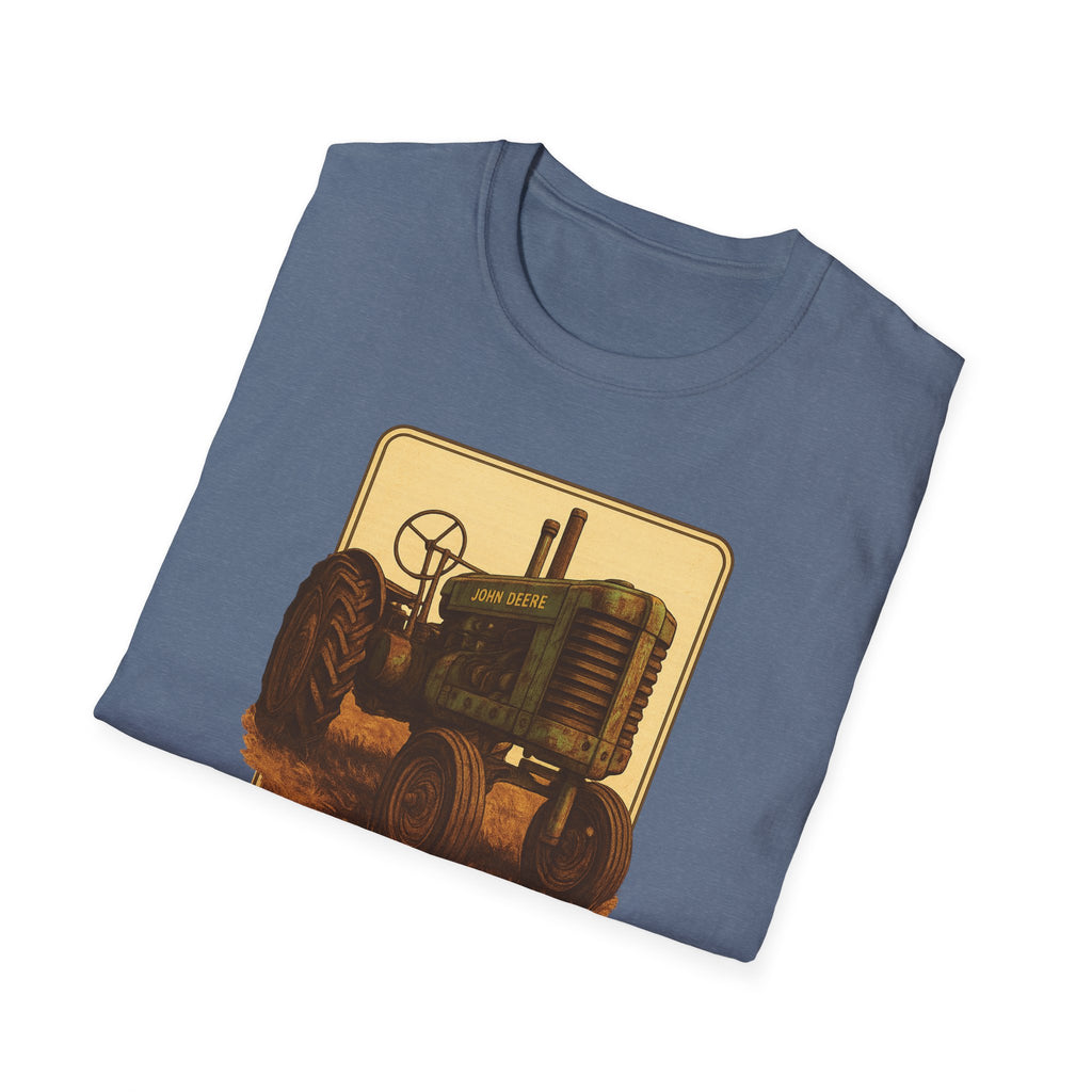 Gildan Unisex Softstyle® T-Shirt- Vintage John Deere Tractor
