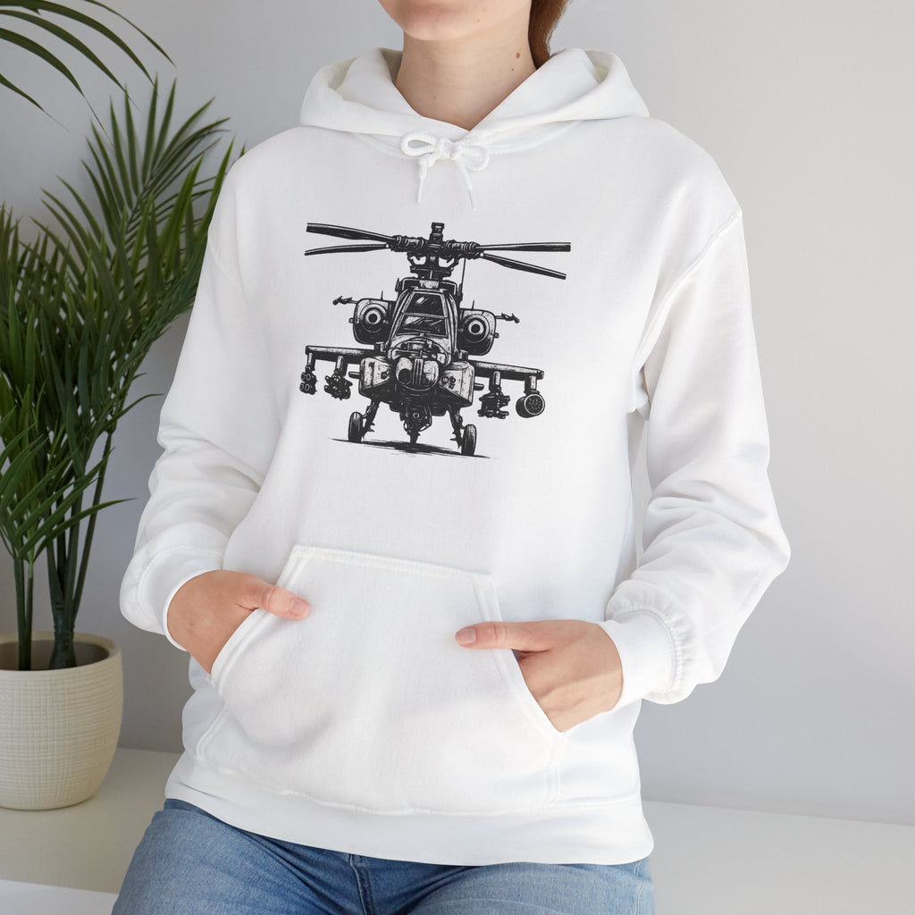 Gildan Heavy Blend Hoodie-Apache Helicopter Hoodie