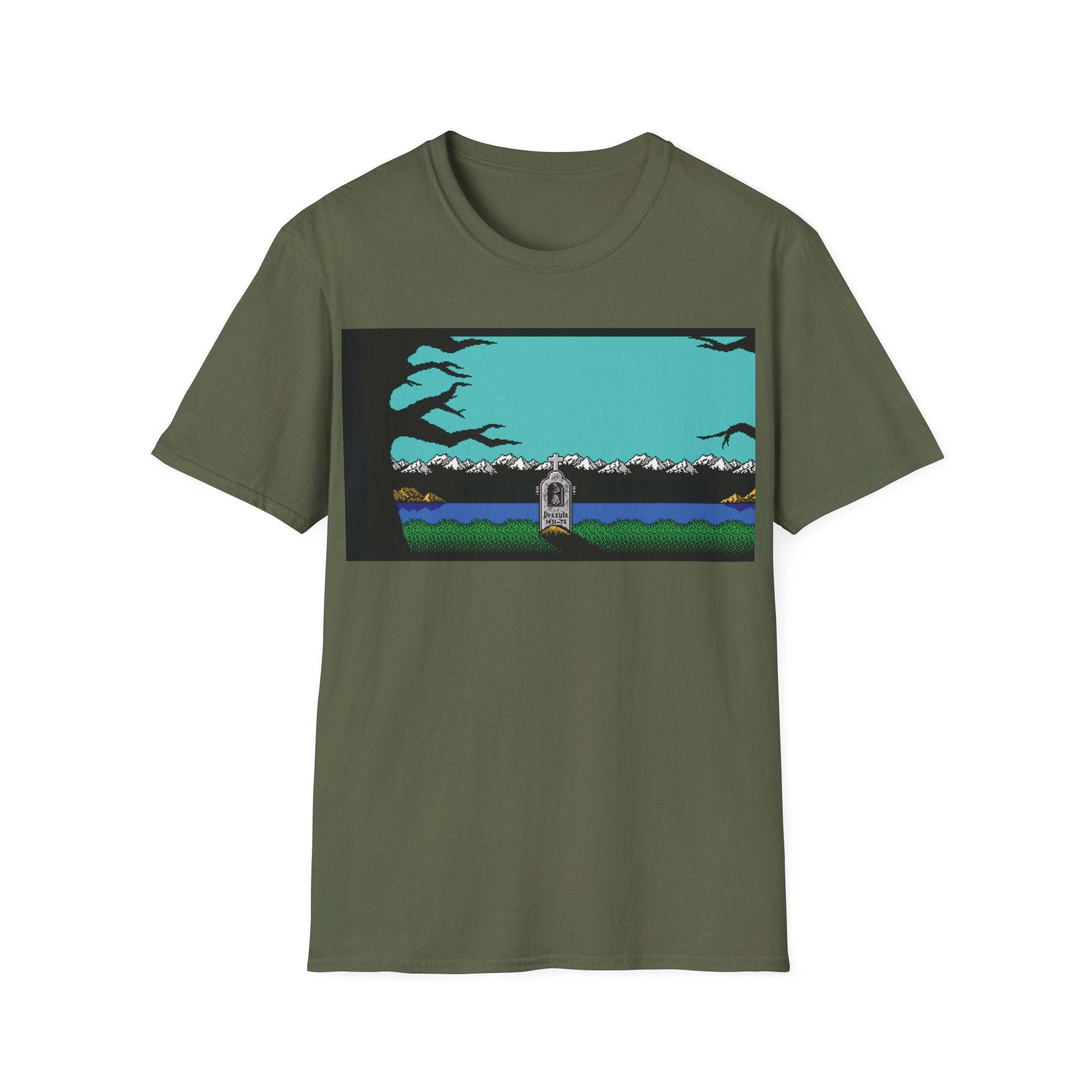 Gildan Unisex Softstyle® T-Shirt Retro Gamer - NES Simon's Quest Ending Design