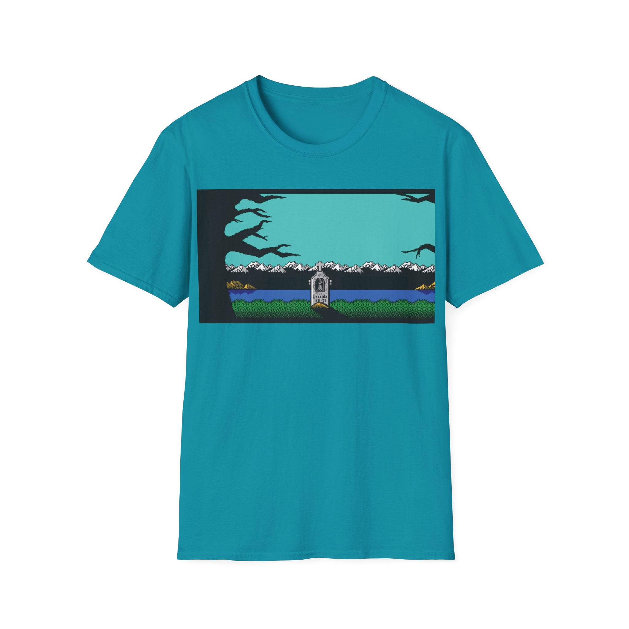 Gildan Unisex Softstyle® T-Shirt Retro Gamer - NES Simon's Quest Ending Design