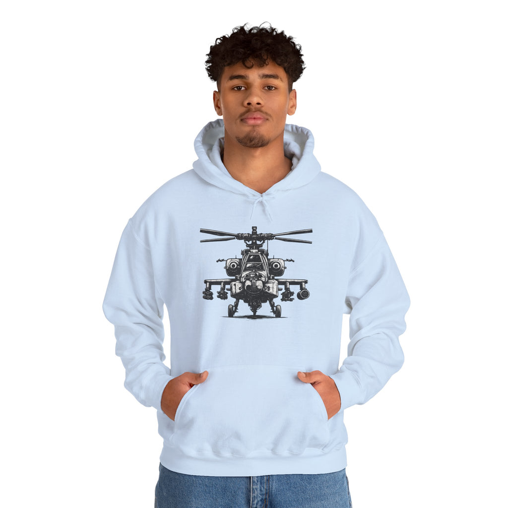 Gildan Heavy Blend Hoodie-Apache Helicopter Hoodie