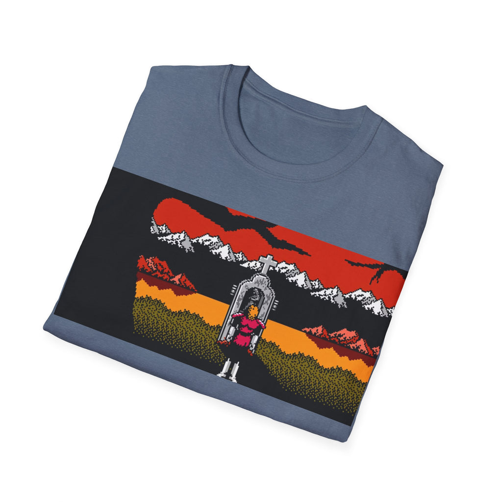 Gildan Unisex Softstyle® T-Shirt Retro Gamer - NES Simon's Quest Ending Design