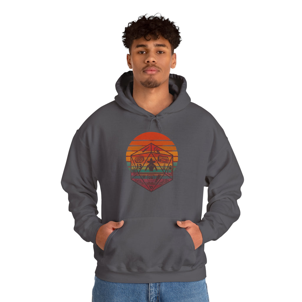 Gildan Heavy Blend Hoodie Stranger Things 20 Sided Dice