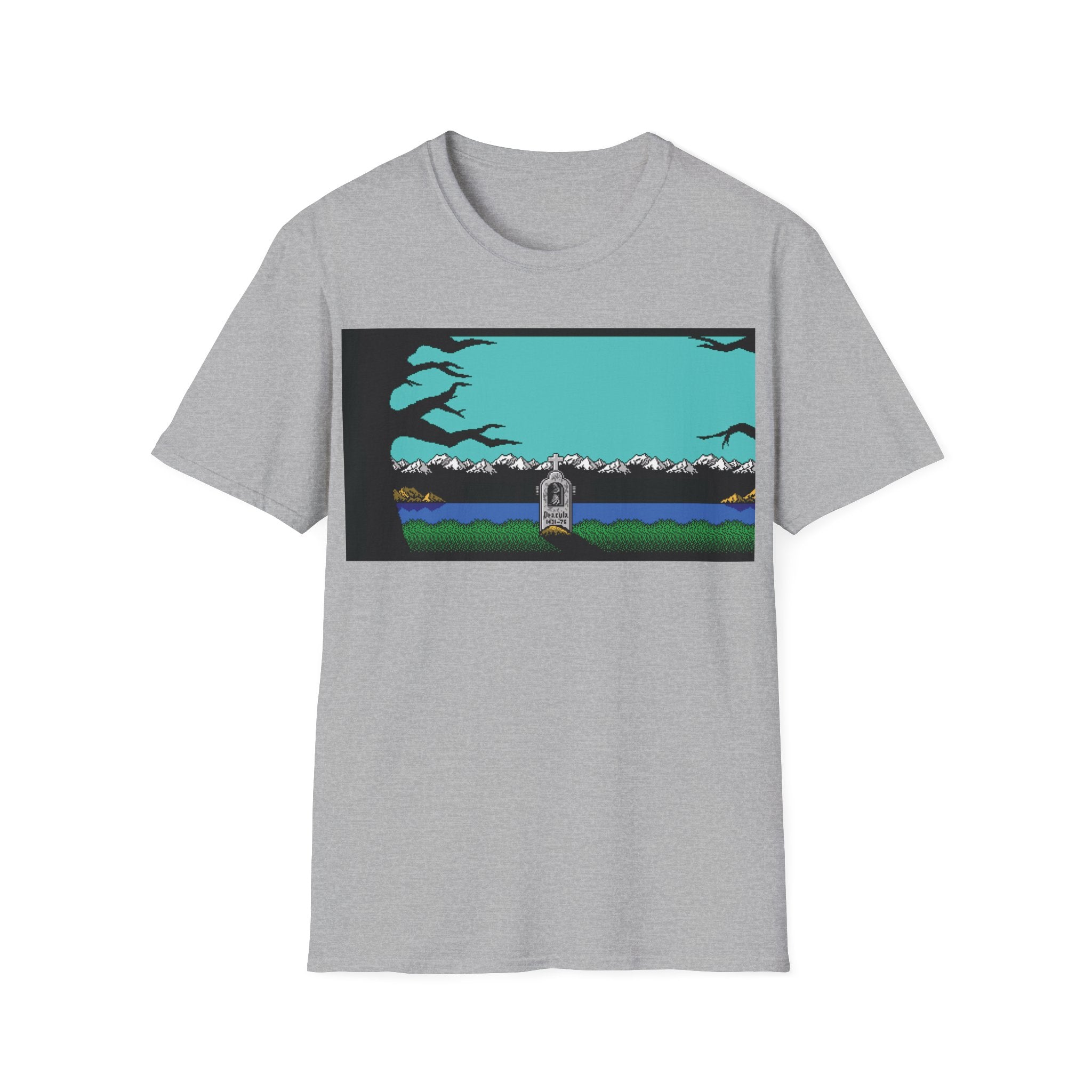 Gildan Unisex Softstyle® T-Shirt Retro Gamer - NES Simon's Quest Ending Design