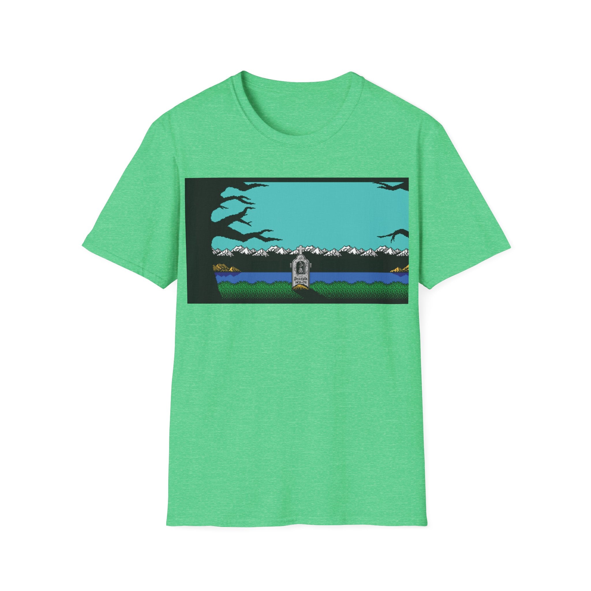 Gildan Unisex Softstyle® T-Shirt Retro Gamer - NES Simon's Quest Ending Design