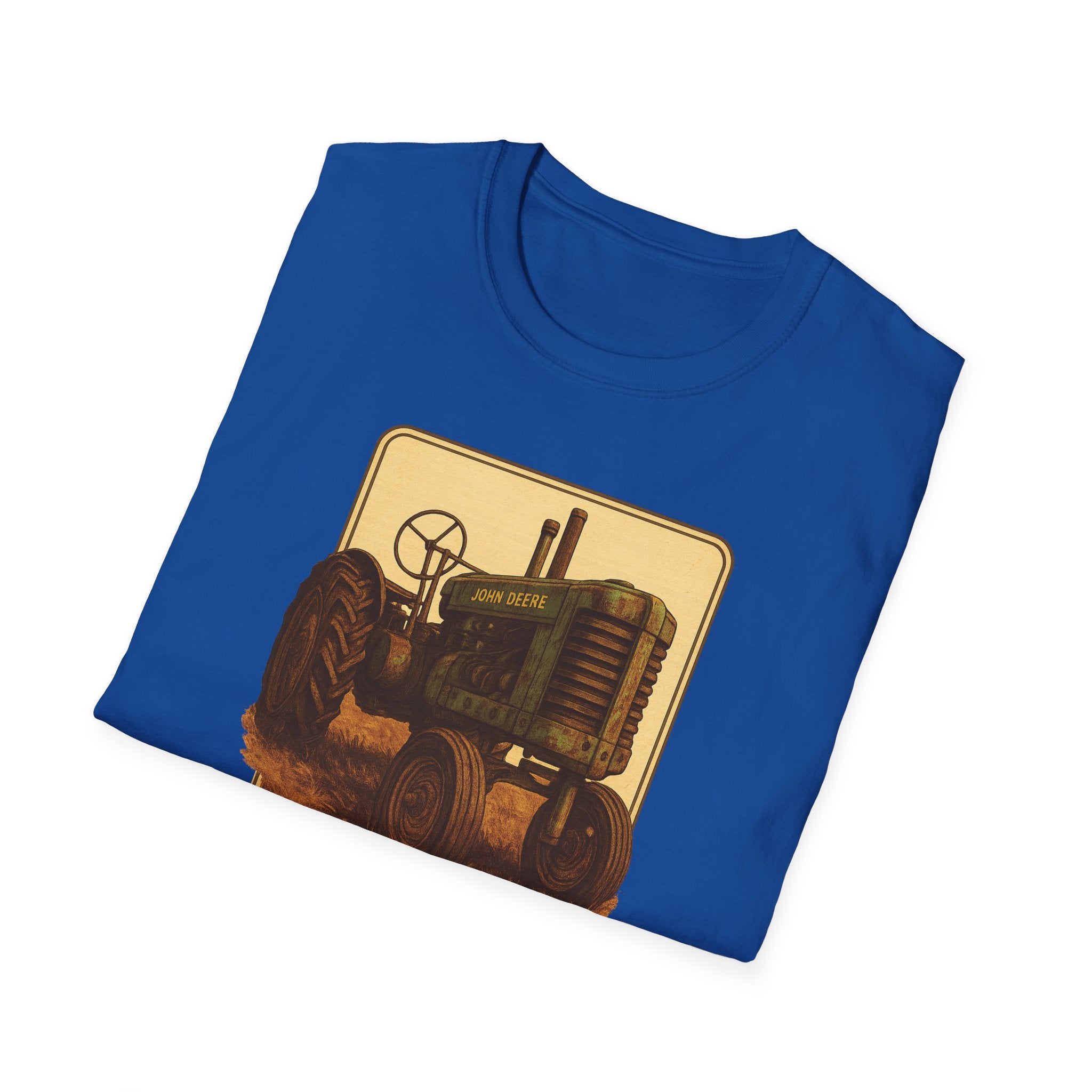 Gildan Unisex Softstyle® T-Shirt- Vintage John Deere Tractor