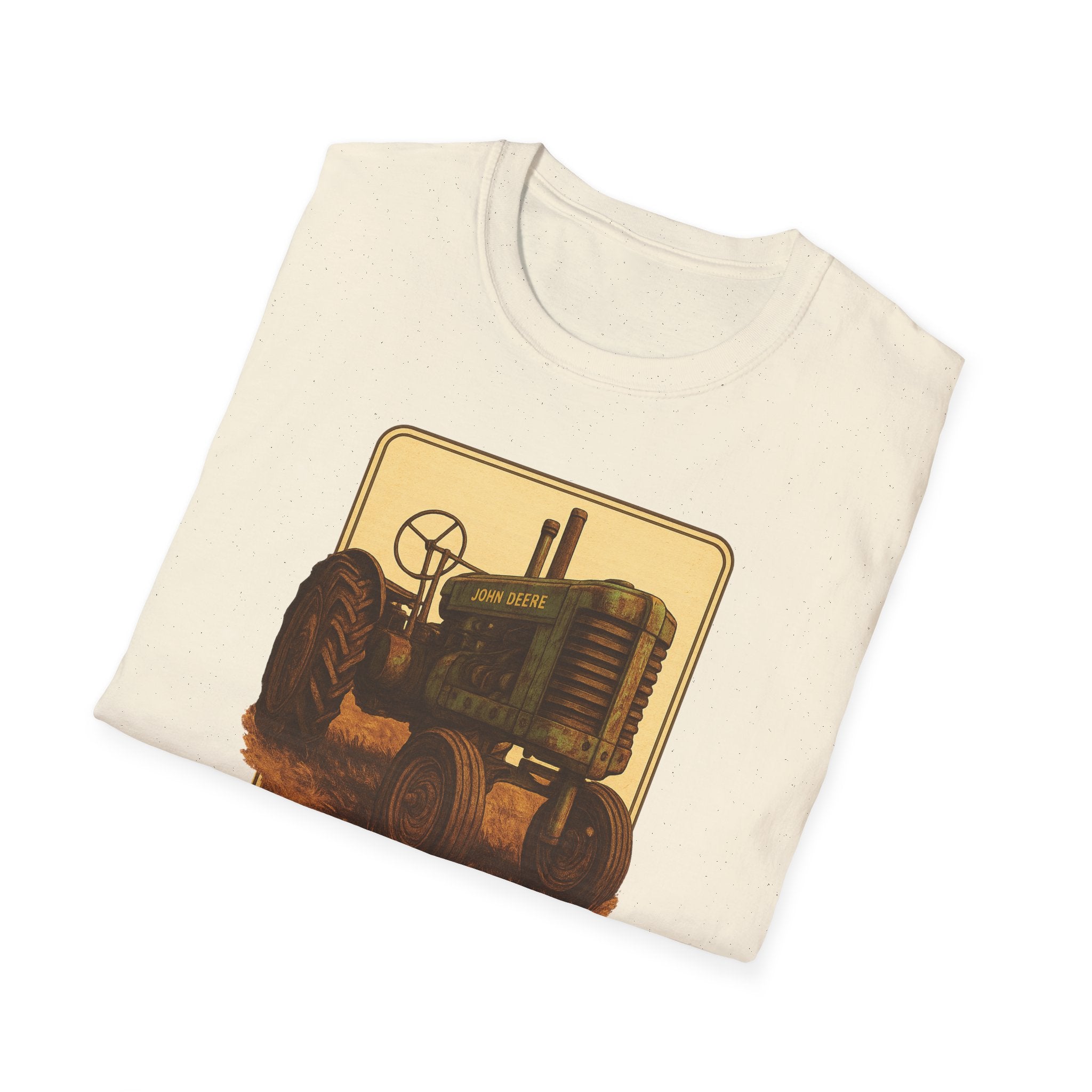 Gildan Unisex Softstyle® T-Shirt- Vintage John Deere Tractor