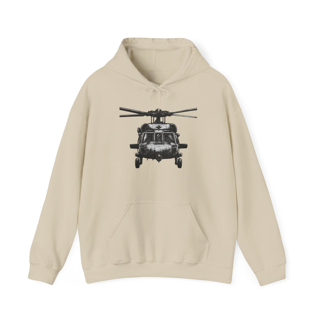 Gildan Heavy Blend Hoodie-Black Hawk Helicopter Hoodie