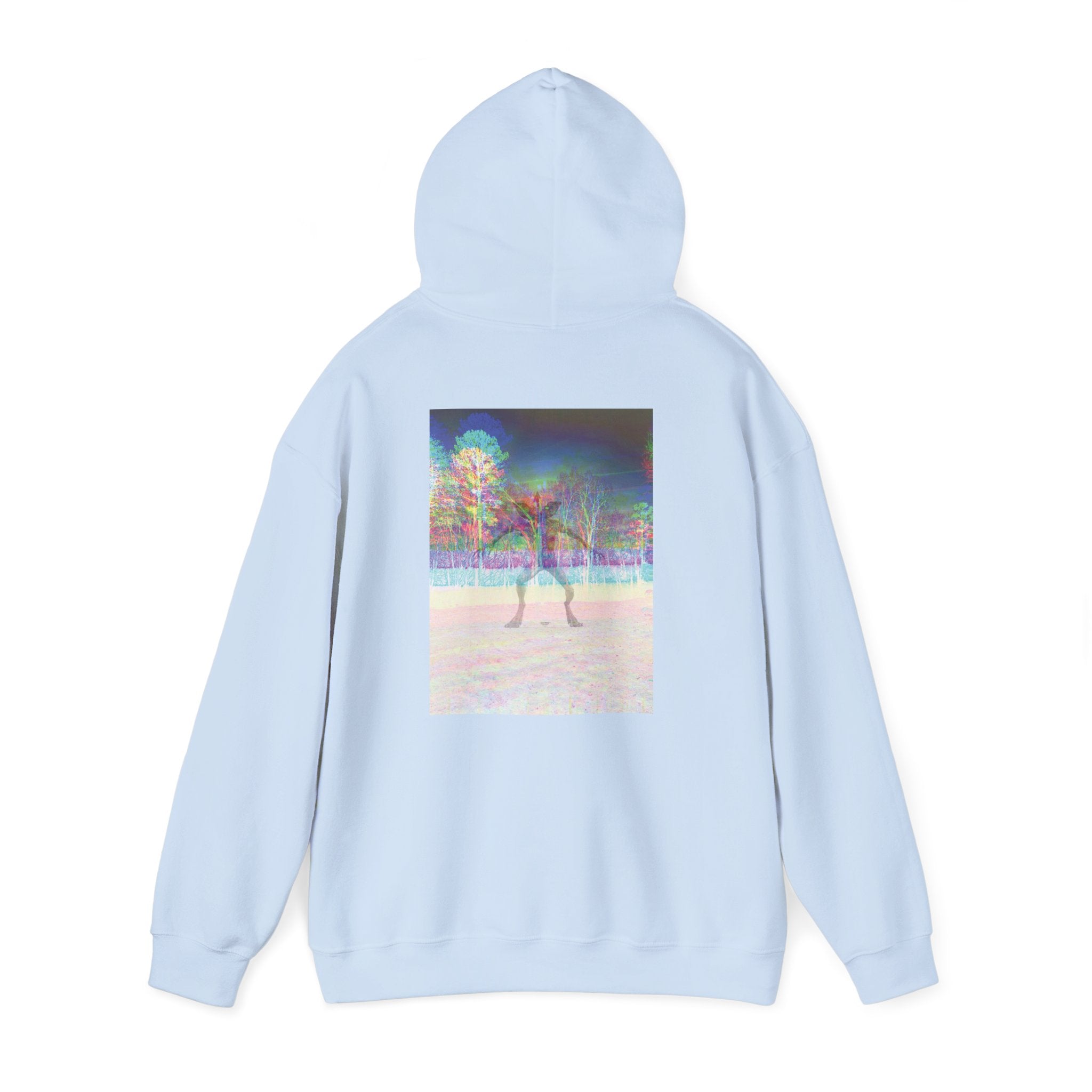 Gildan Heavy Blend Hoodie — Retro Stranger Things Monster Sweatshirt