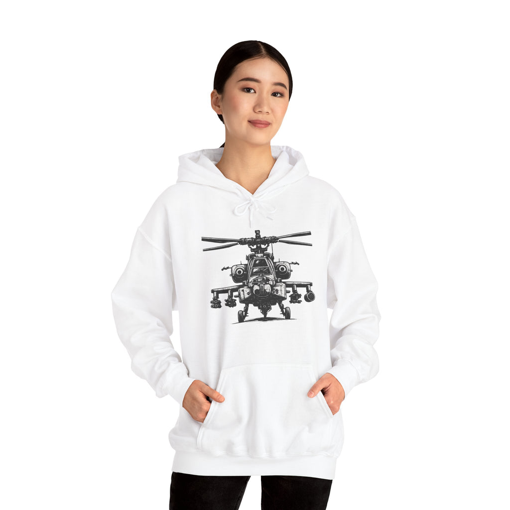 Gildan Heavy Blend Hoodie-Apache Helicopter Hoodie
