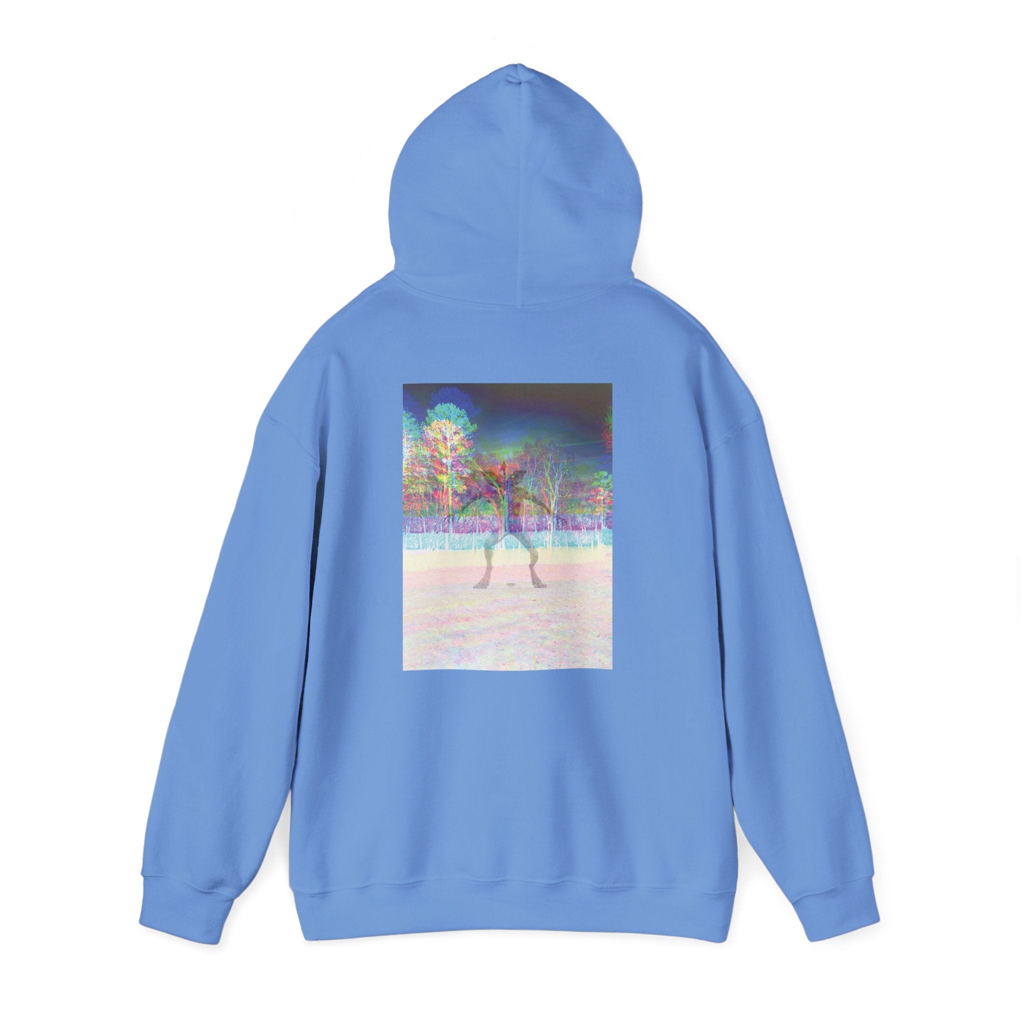 Gildan Heavy Blend Hoodie — Retro Stranger Things Monster Sweatshirt