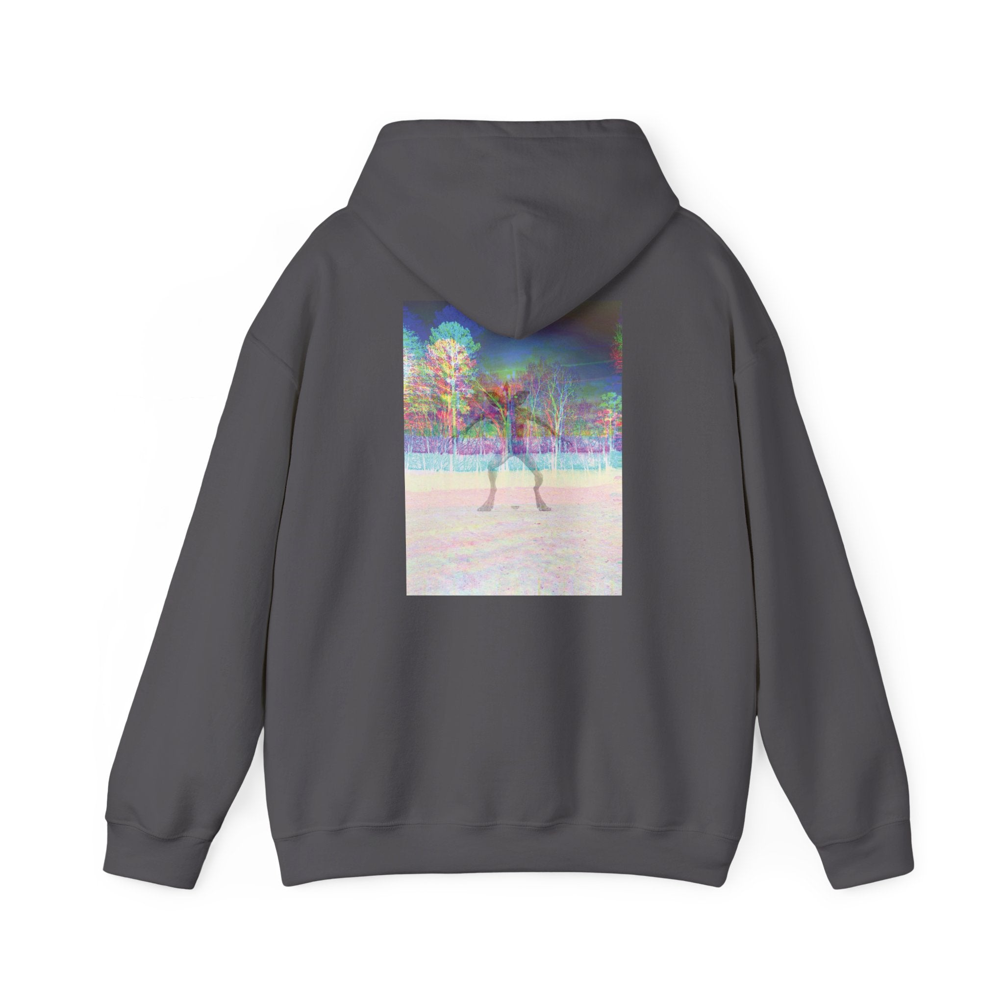 Gildan Heavy Blend Hoodie — Retro Stranger Things Monster Sweatshirt